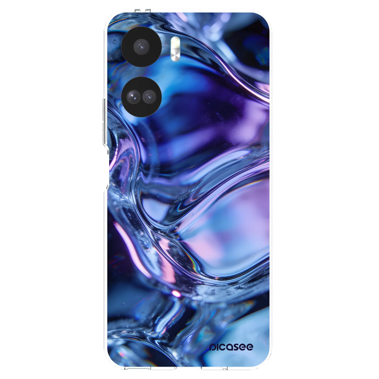 Picasee silikónový prehľadný obal pre Honor 90 Lite 5G - Iris liquid