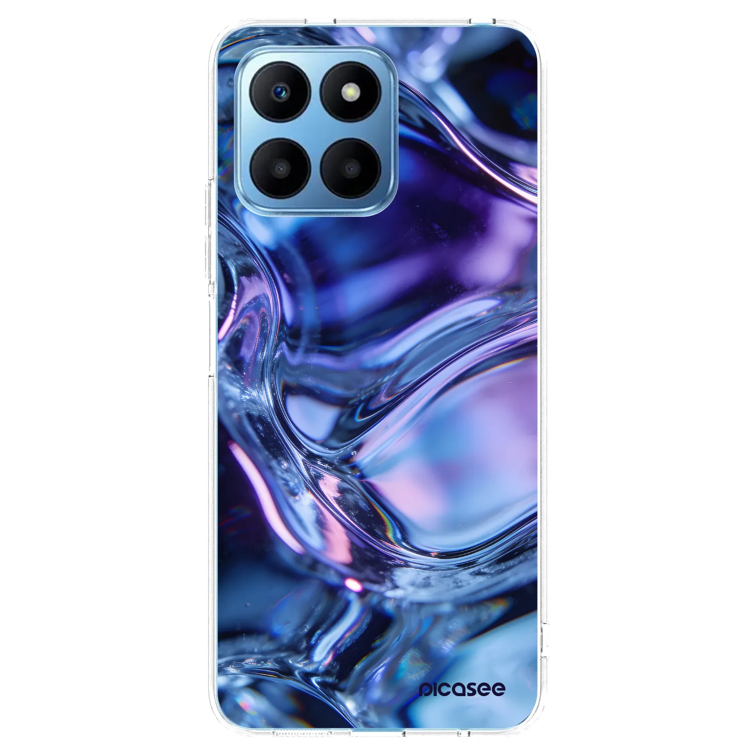 Picasee silikónový prehľadný obal pre Honor 70 Lite - Iris liquid