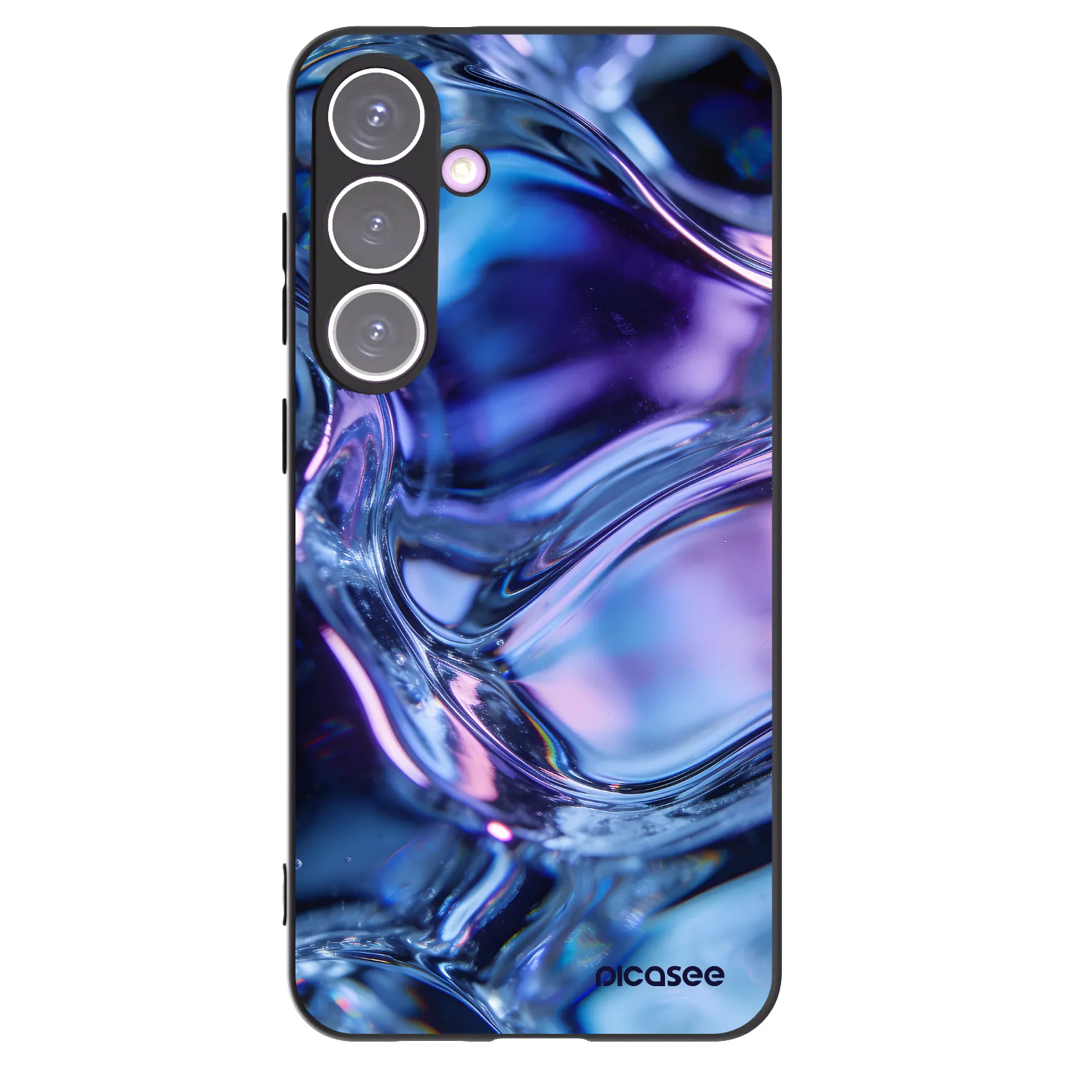 Picasee silikónový čierny obal pre Samsung Galaxy S24+ S926B 5G - Iris liquid