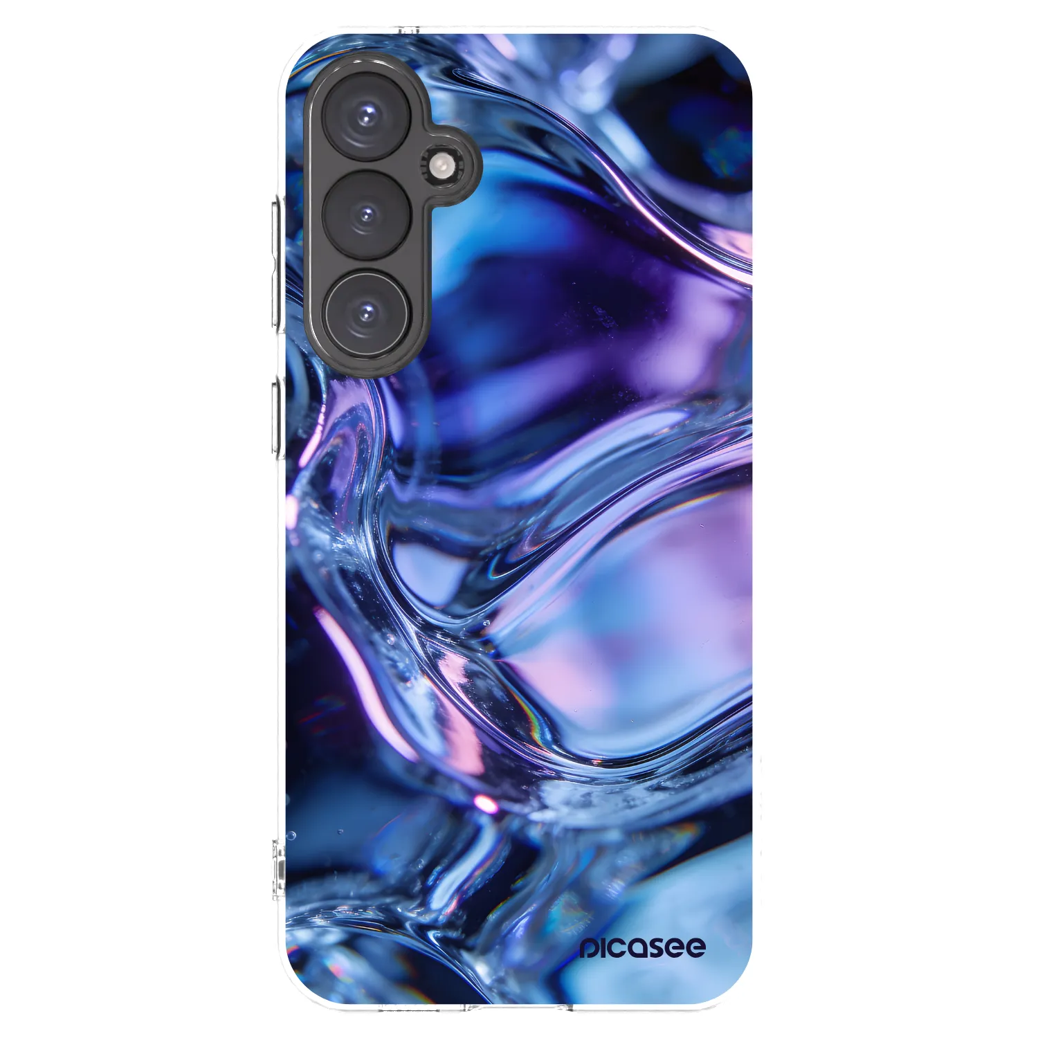 Picasee silikónový prehľadný obal pre Samsung Galaxy S23 FE S711B - Iris liquid
