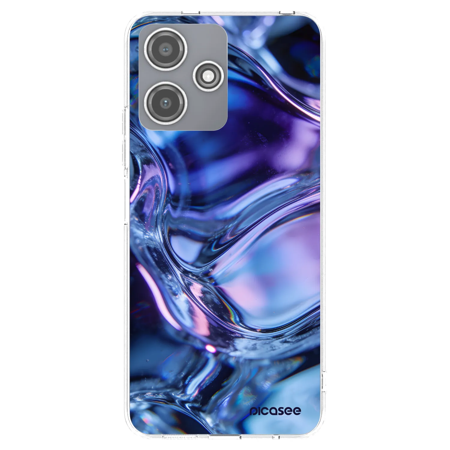 Picasee silikónový prehľadný obal pre Xiaomi Redmi 12 5G - Iris liquid