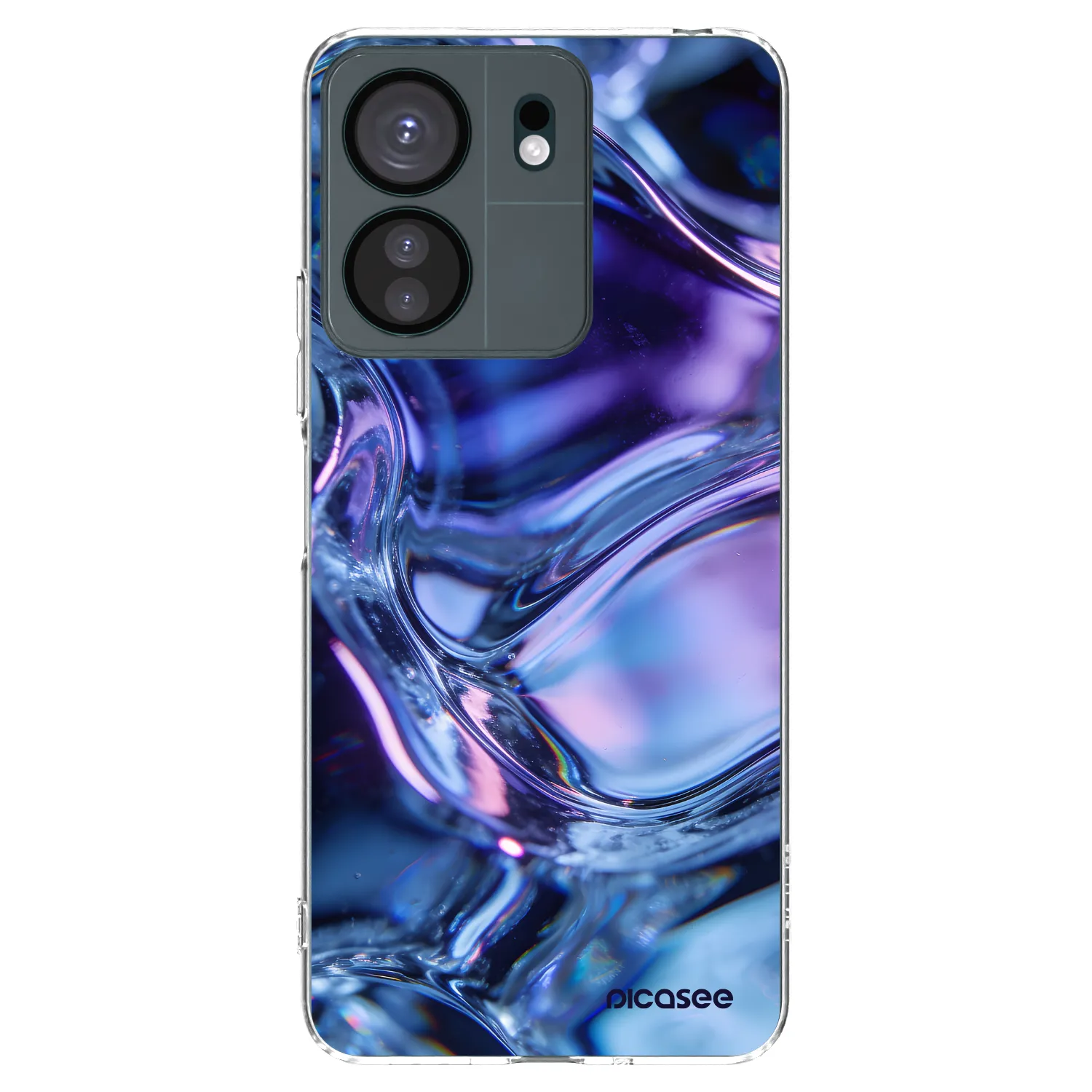 Picasee silikónový prehľadný obal pre Xiaomi Redmi 13C 4G - Iris liquid