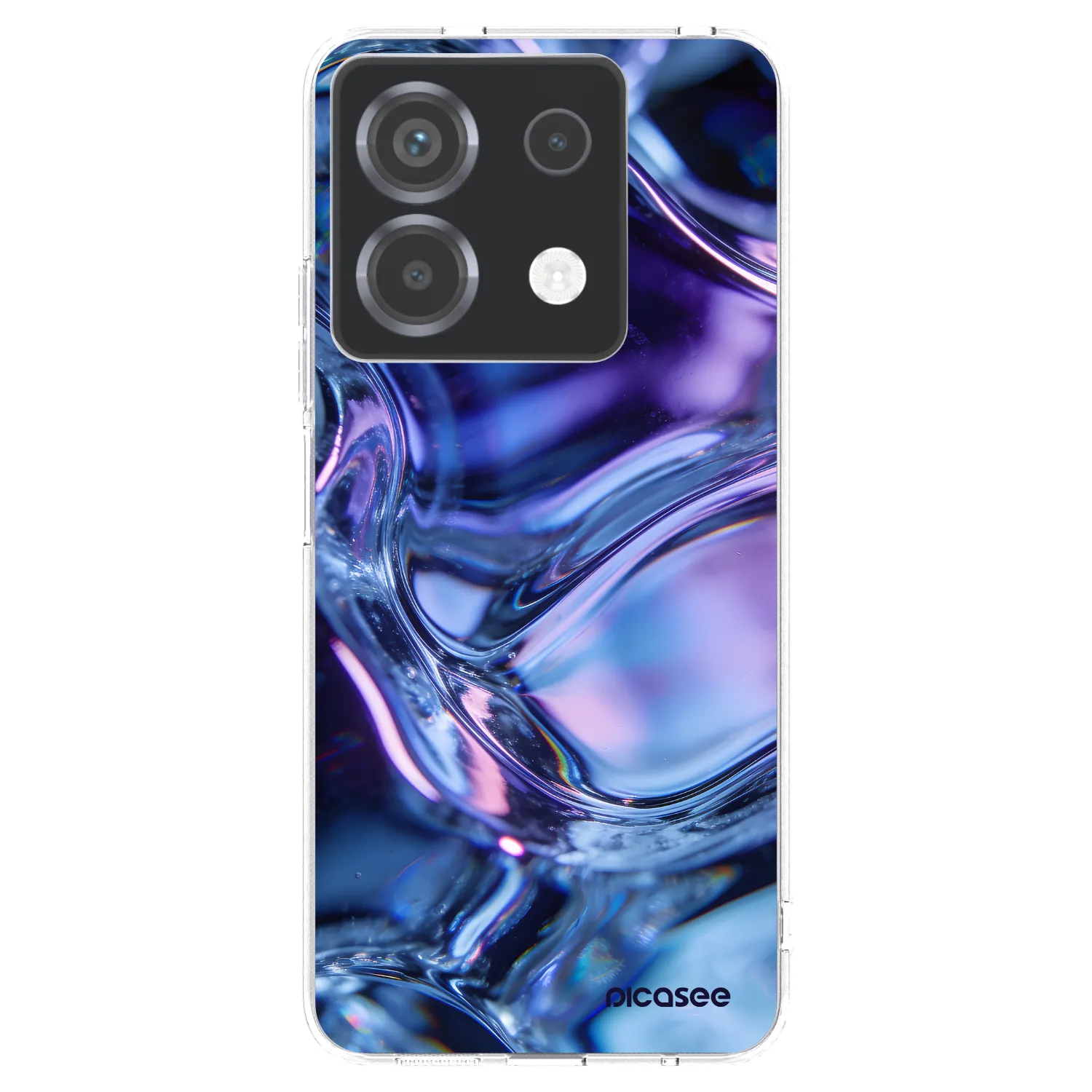 Picasee silikónový prehľadný obal pre Xiaomi Poco X6 - Iris liquid