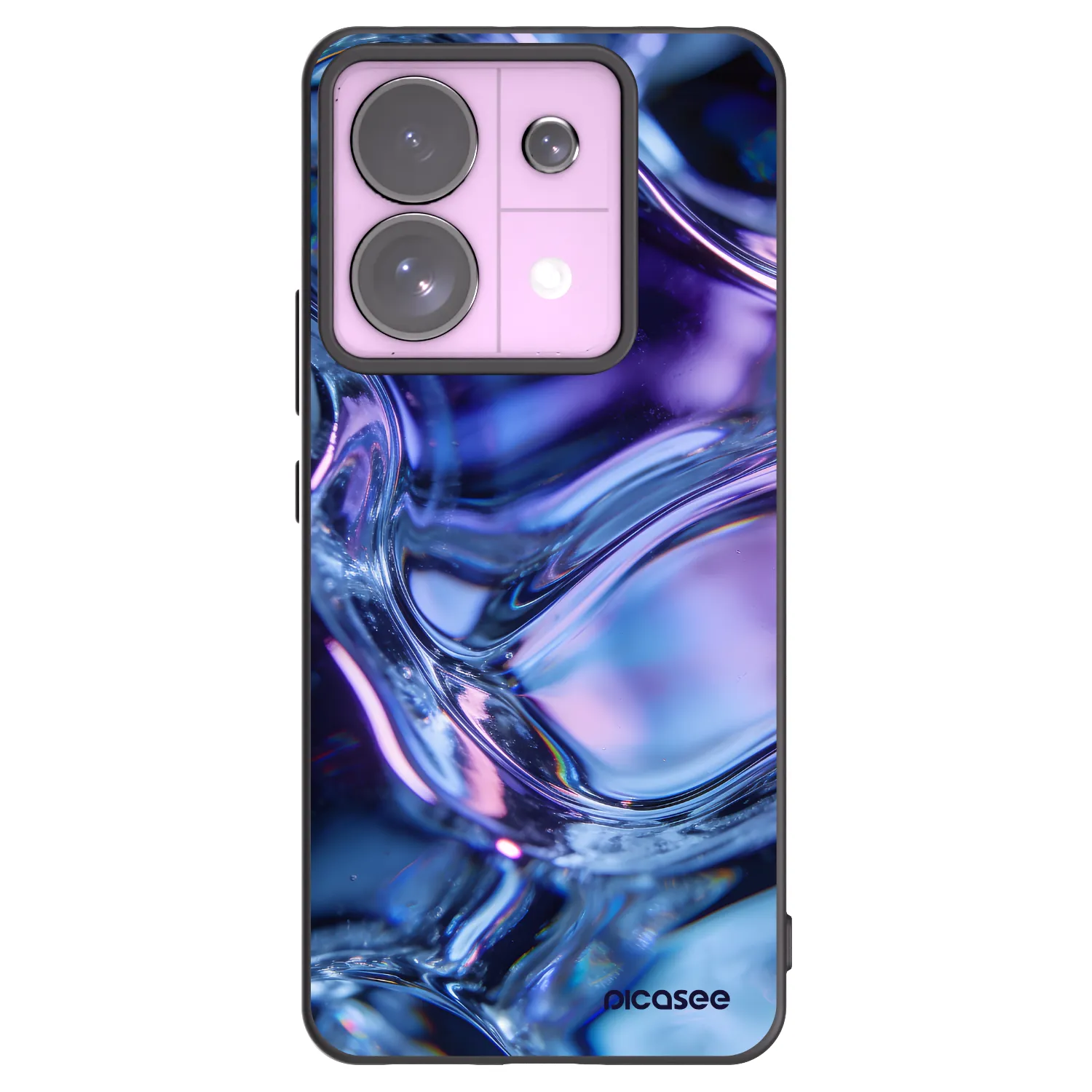 Picasee silikónový čierny obal pre Xiaomi Redmi Note 13 Pro 5G - Iris liquid