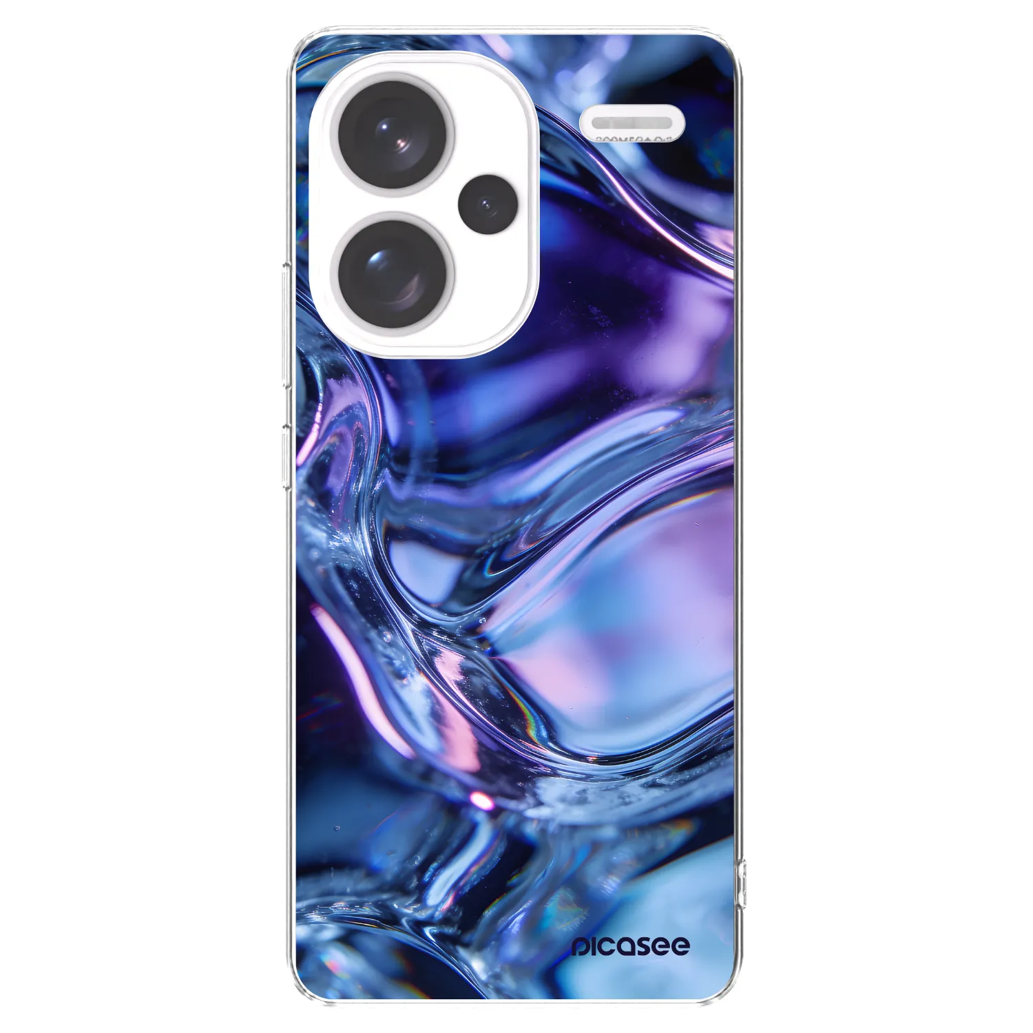 Picasee silikónový prehľadný obal pre Xiaomi Redmi Note 13 Pro+ 5G - Iris liquid