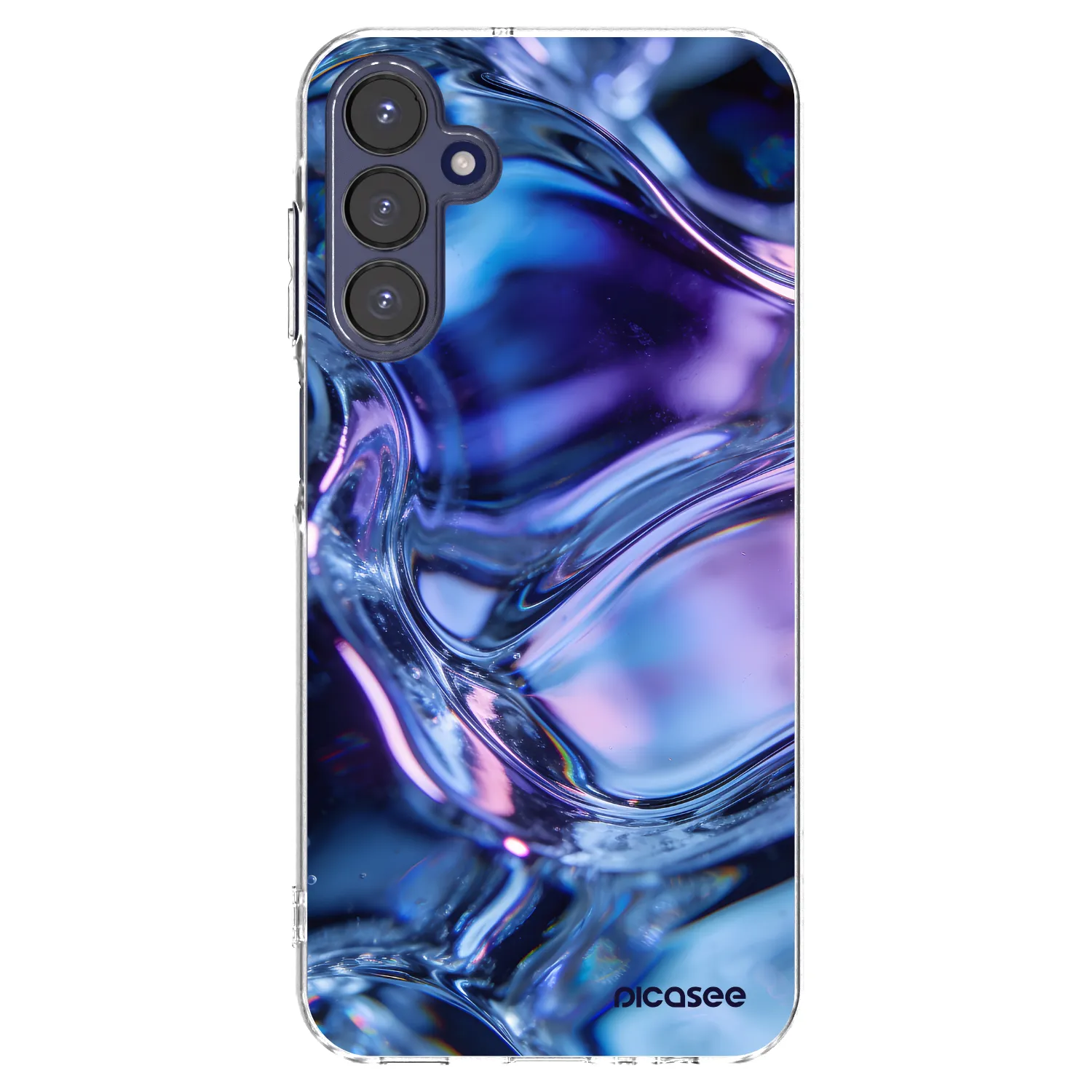 Picasee silikónový prehľadný obal pre Samsung Galaxy A15 A155F 4G - Iris liquid