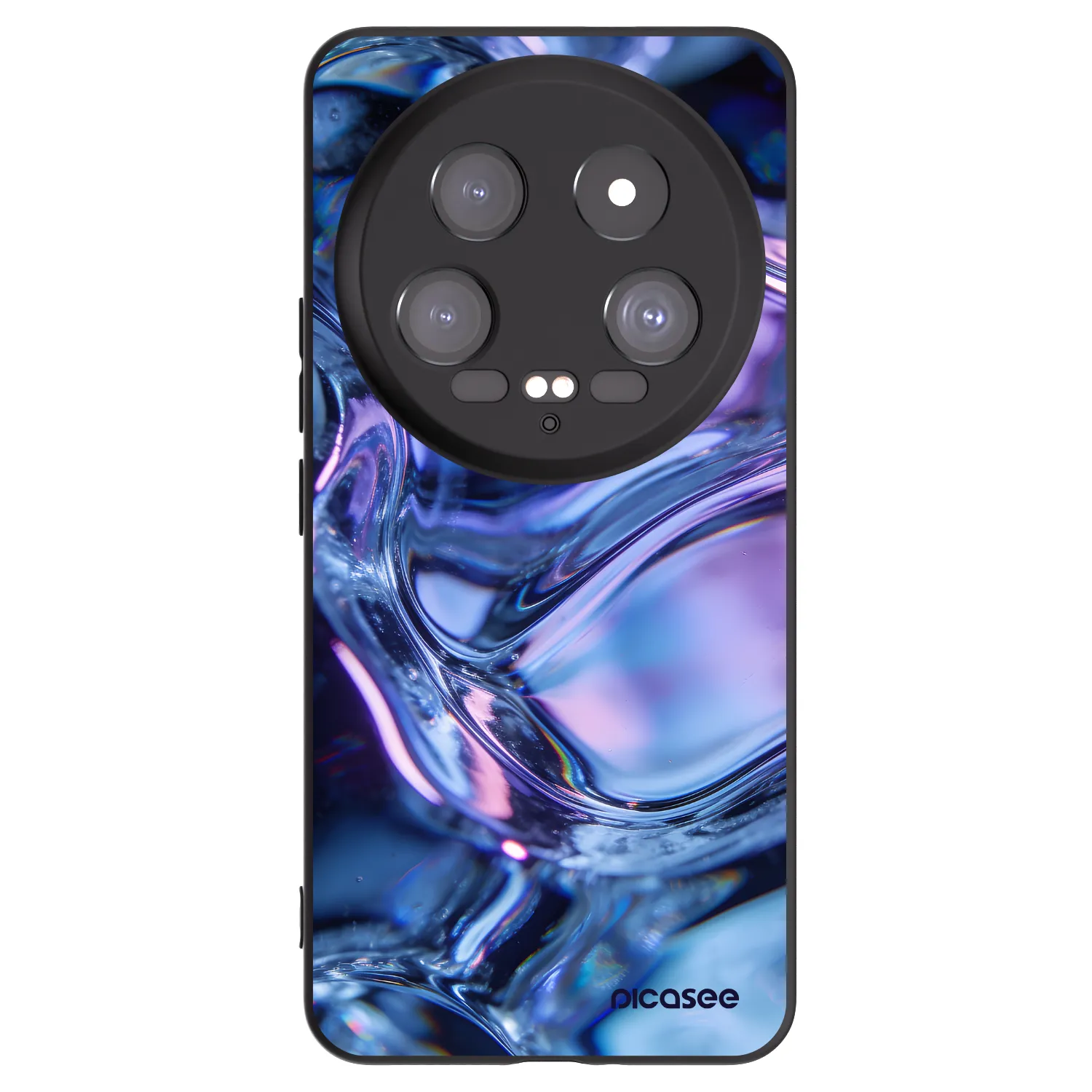 Picasee silikónový čierny obal pre Xiaomi 14 Ultra - Iris liquid