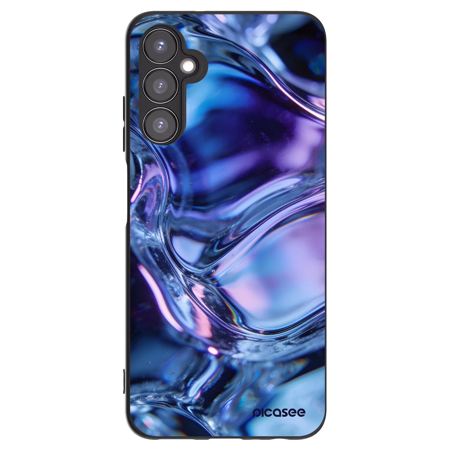 Picasee silikónový čierny obal pre Samsung Galaxy A05s A057G - Iris liquid