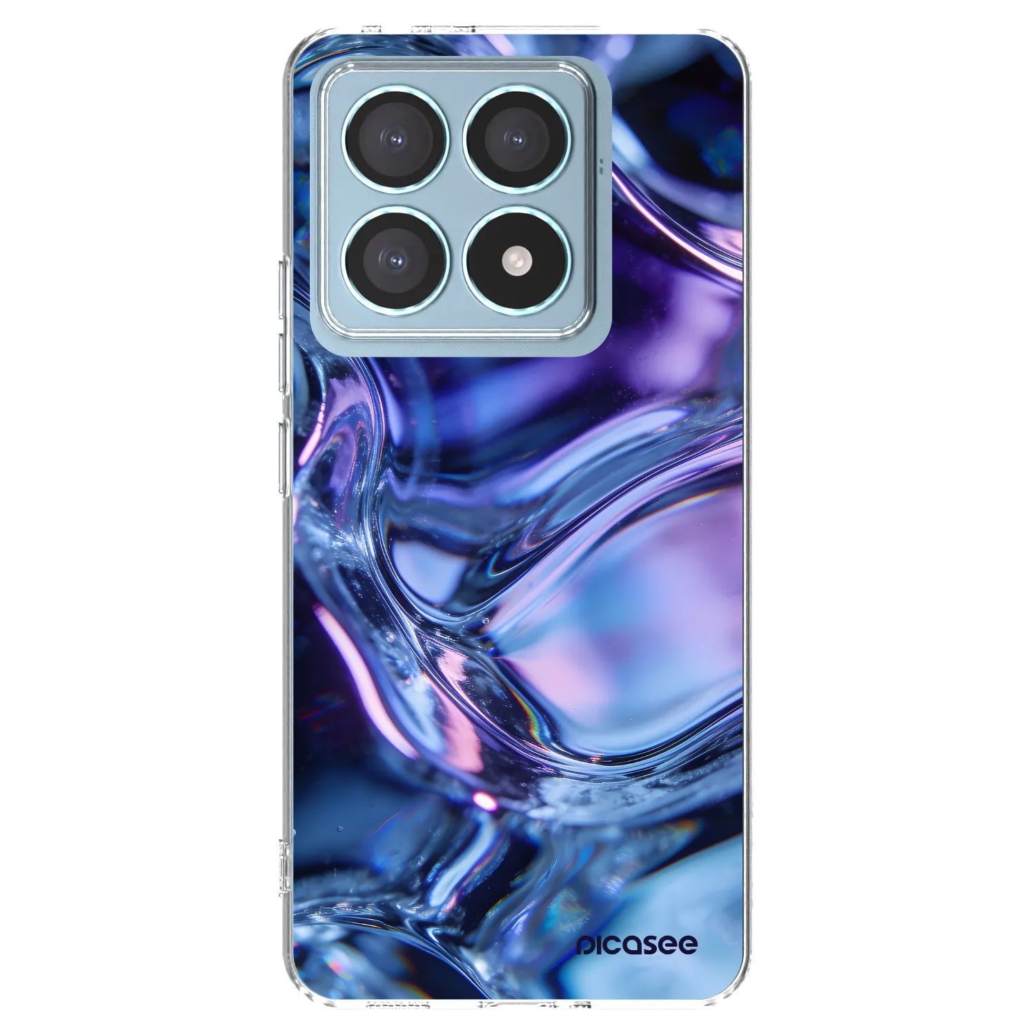 Picasee silikónový prehľadný obal pre Xiaomi 14T Pro - Iris liquid