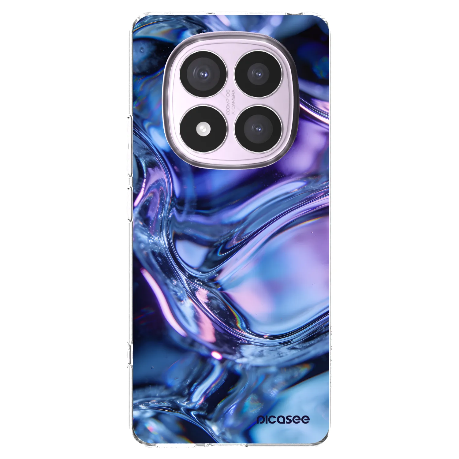 Picasee silikónový prehľadný obal pre Xiaomi Redmi Note 14 Pro 5G - Iris liquid