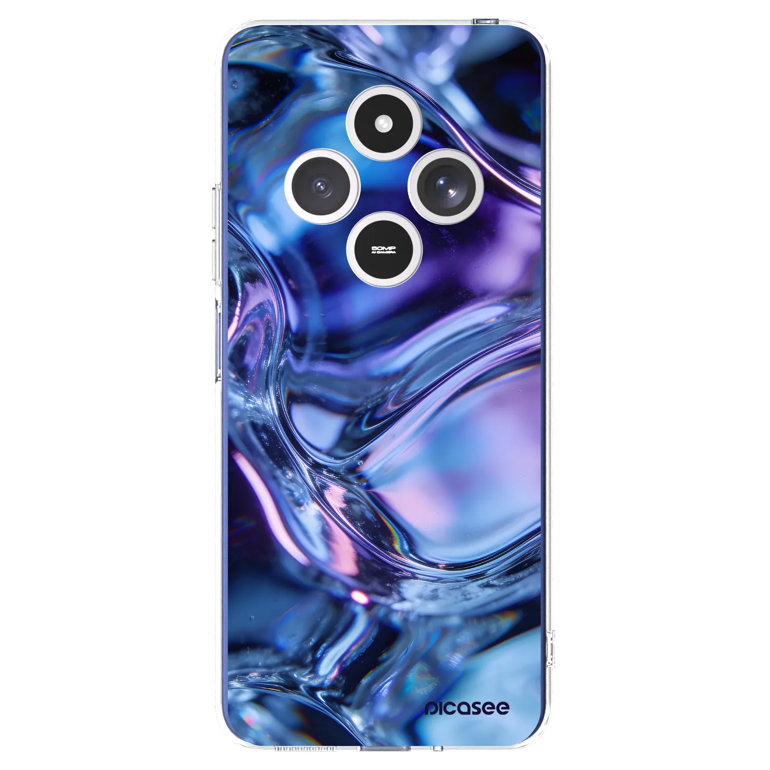 Picasee silikónový prehľadný obal pre Xiaomi Redmi 14C - Iris liquid