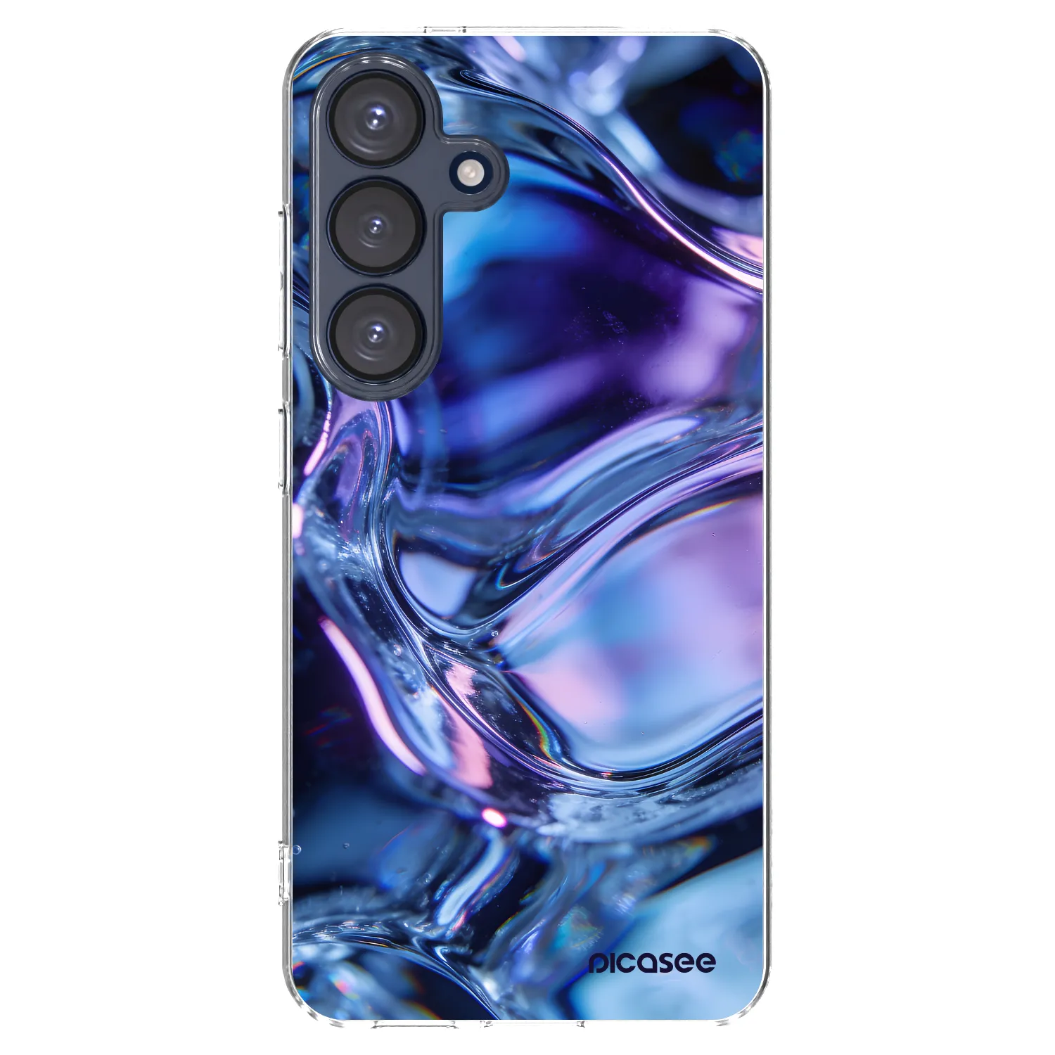 Picasee silikónový prehľadný obal pre Samsung Galaxy S25 5G - Iris liquid