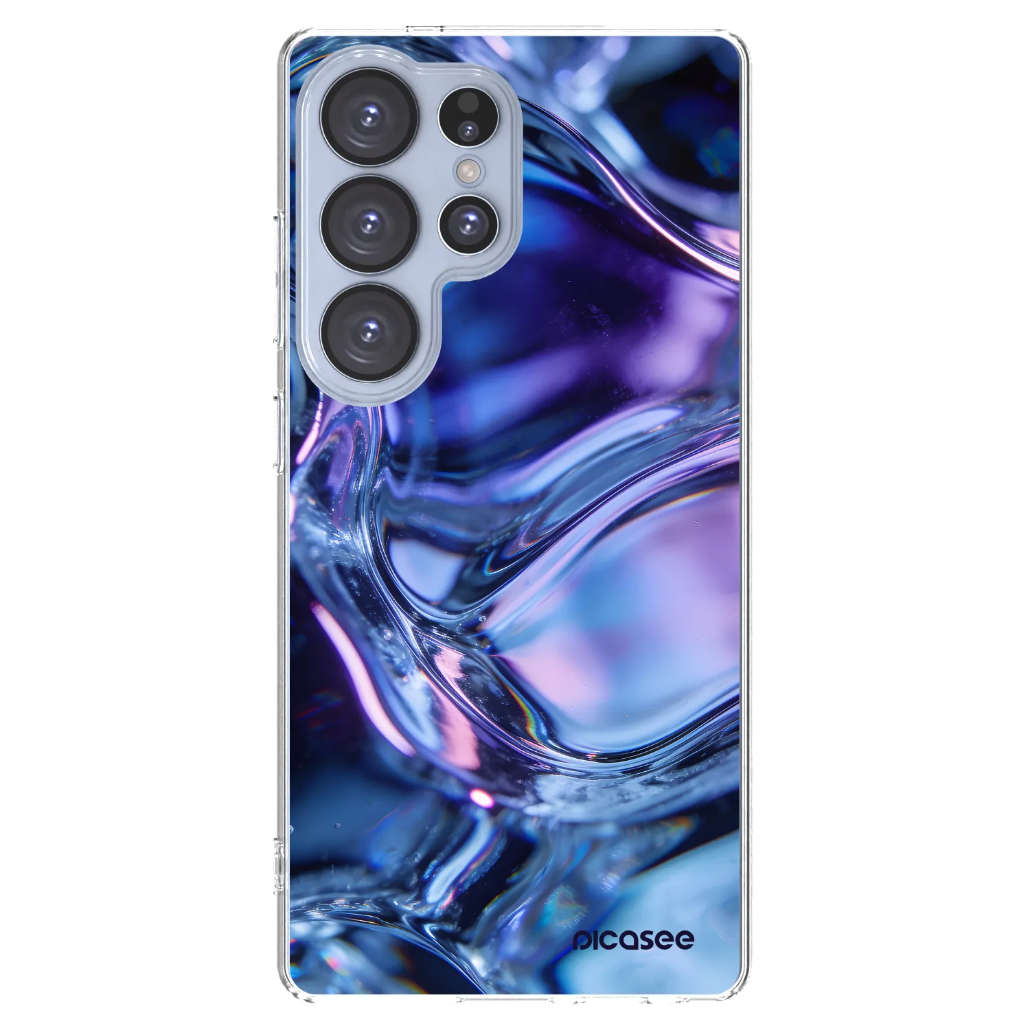Picasee silikónový prehľadný obal pre Samsung Galaxy S25 Ultra 5G - Iris liquid
