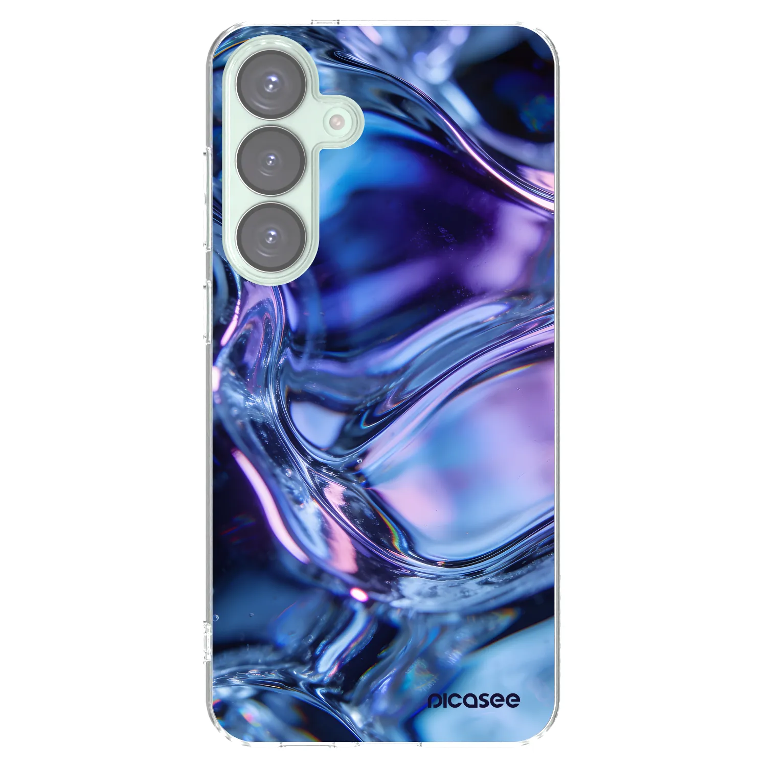 Picasee silikónový prehľadný obal pre Samsung Galaxy S25+ 5G - Iris liquid