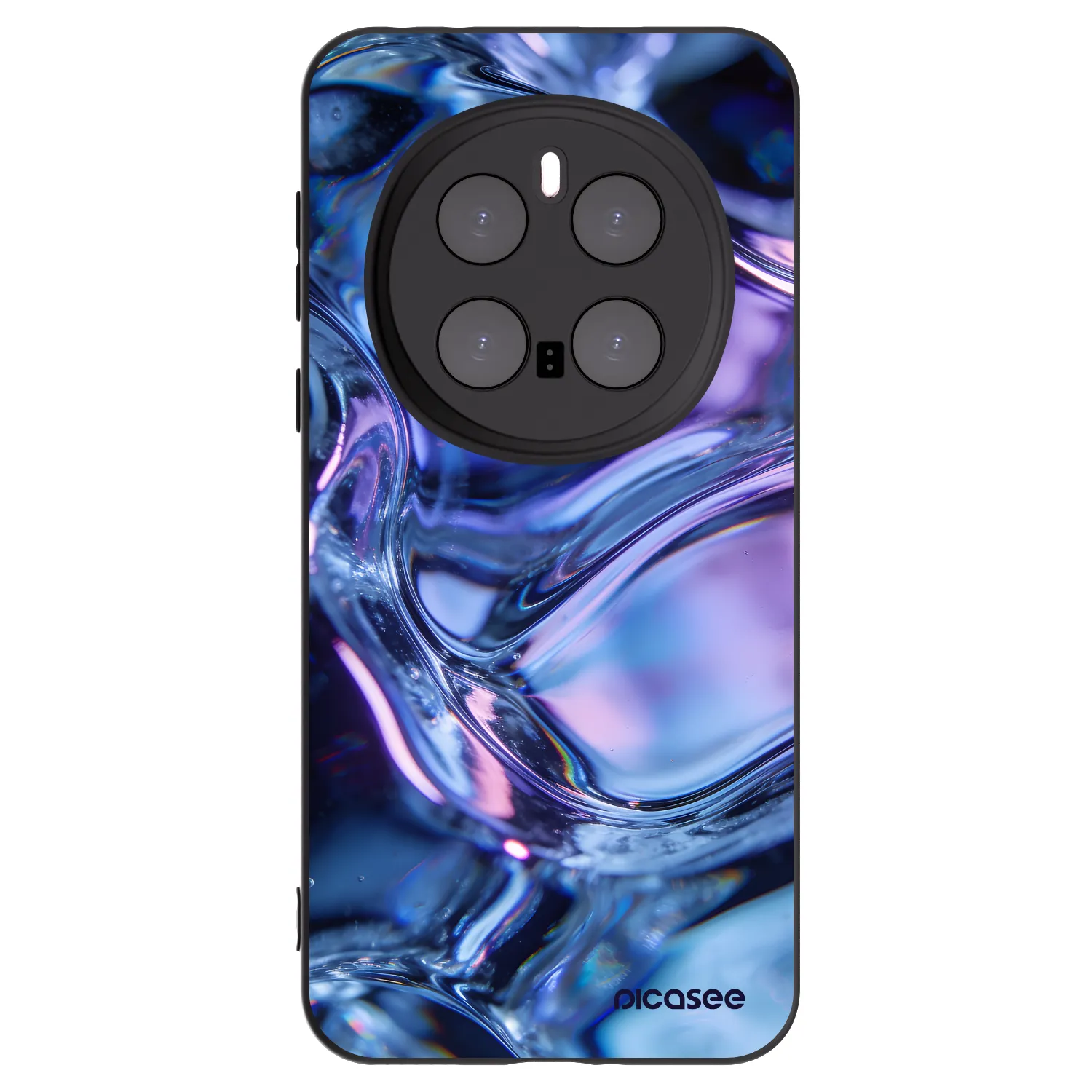 Picasee silikónový čierny obal pre Honor Magic7 Pro 5G - Iris liquid