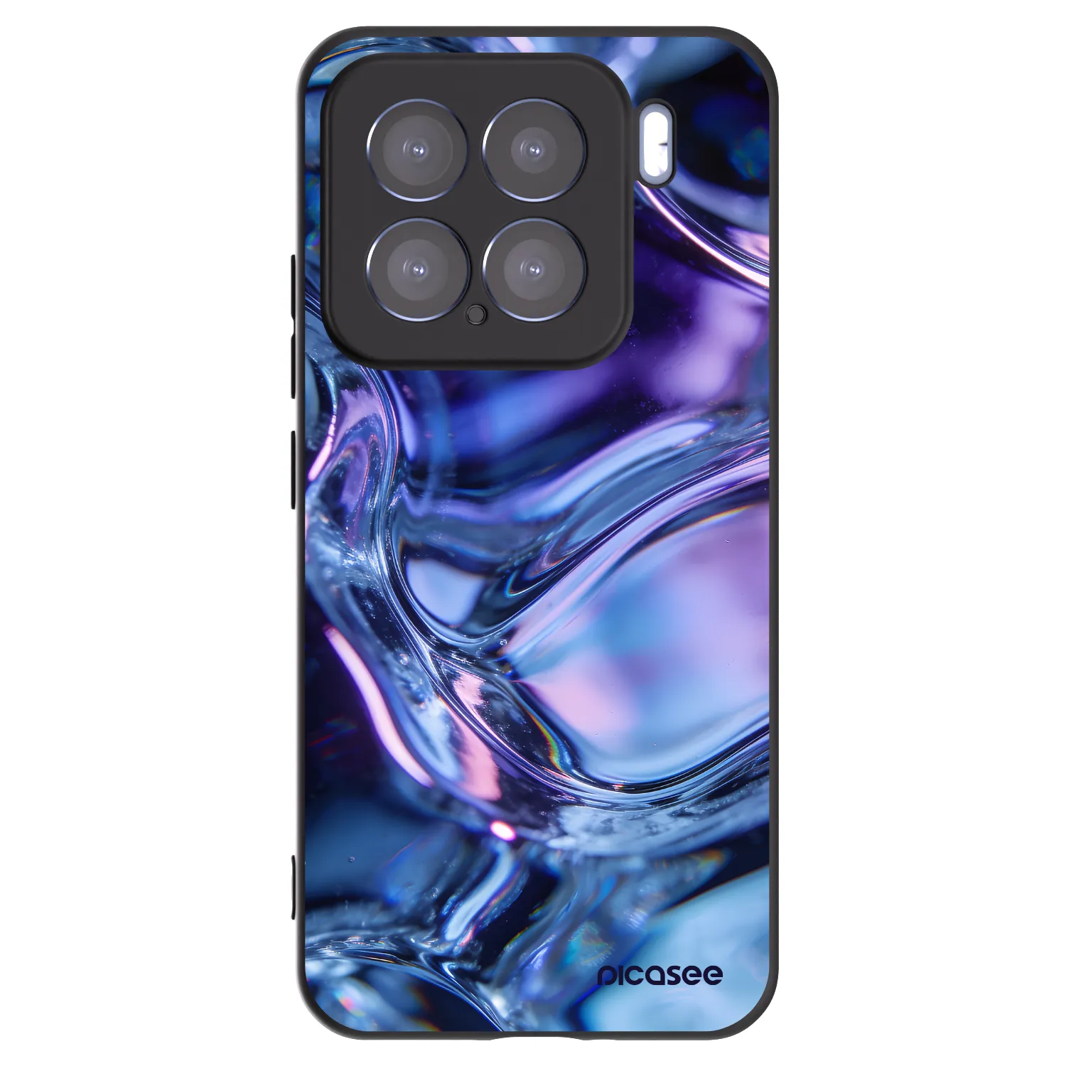 Picasee silikónový čierny obal pre Xiaomi 15 - Iris liquid