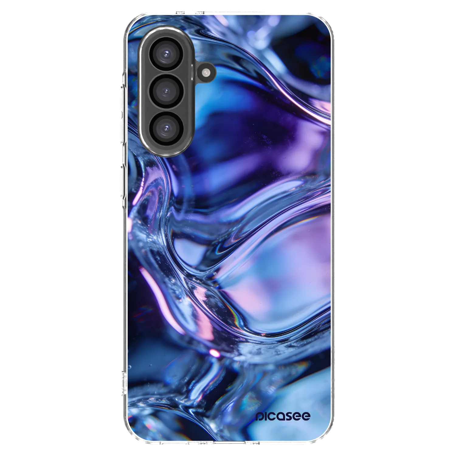 Picasee silikónový prehľadný obal pre Samsung Galaxy A56 5G A566B - Iris liquid