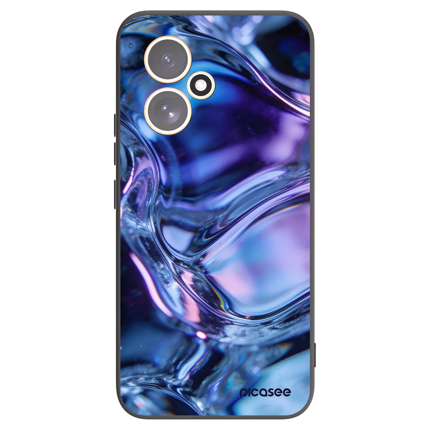 Picasee silikónový čierny obal pre Honor 400 5G - Iris liquid