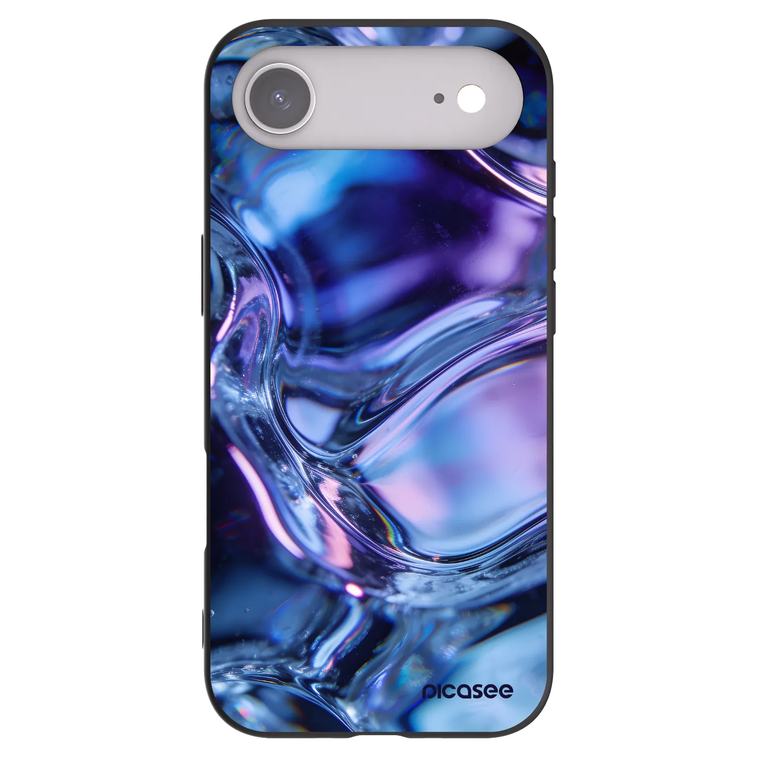 Picasee silikónový čierny obal pre Apple iPhone Air - Iris liquid