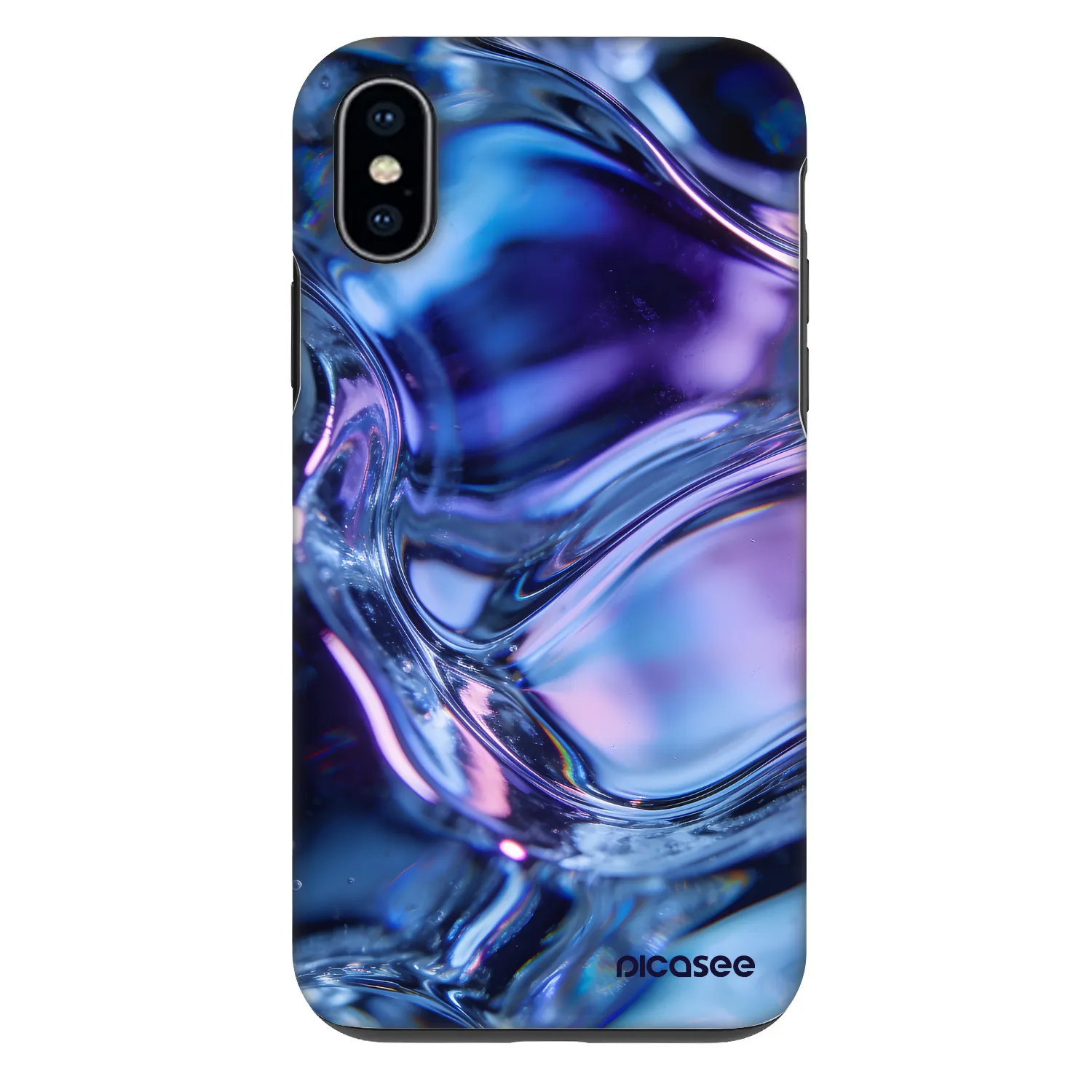 Picasee Fashion Case pre Apple iPhone X/XS - Iris liquid
