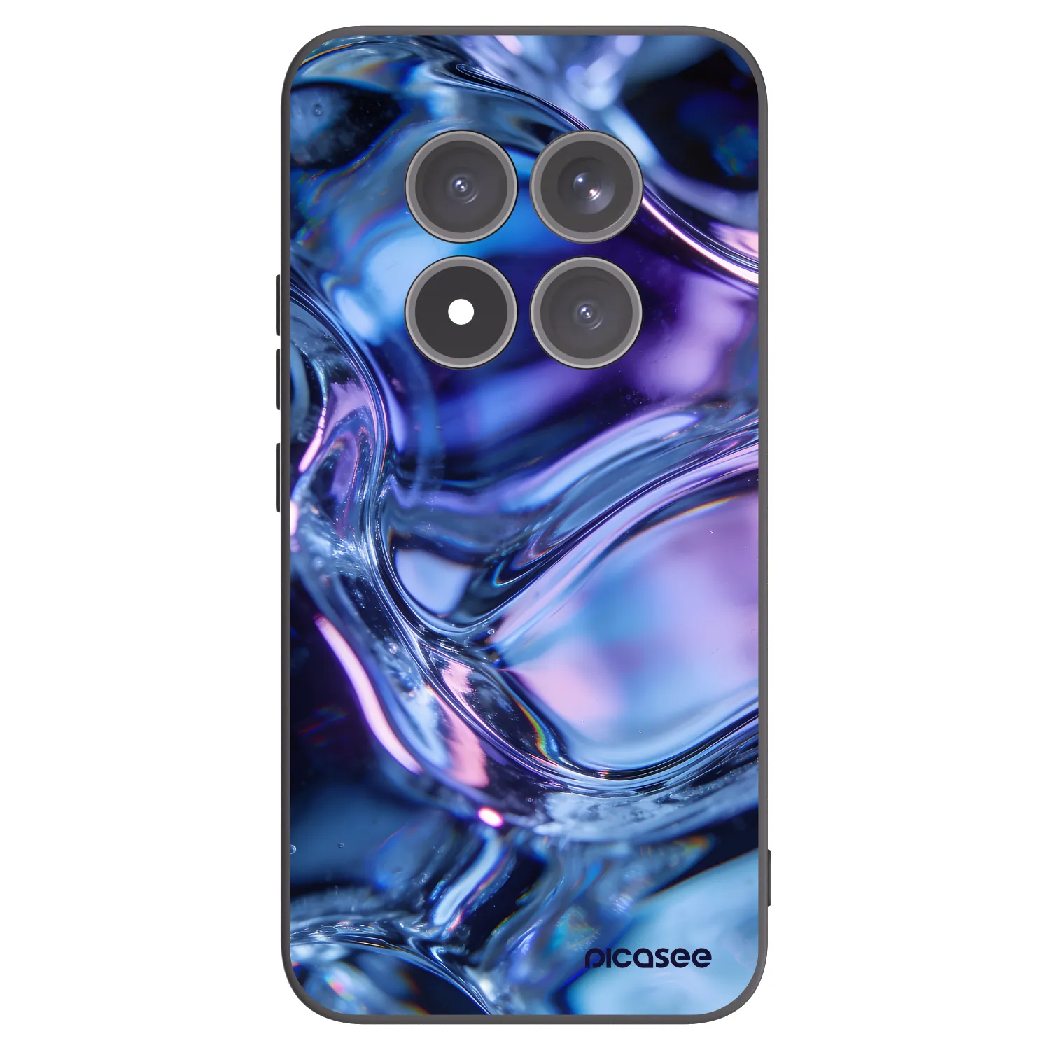 Picasee silikónový čierny obal pre Xiaomi Redmi Note 15 Pro+ - Iris liquid