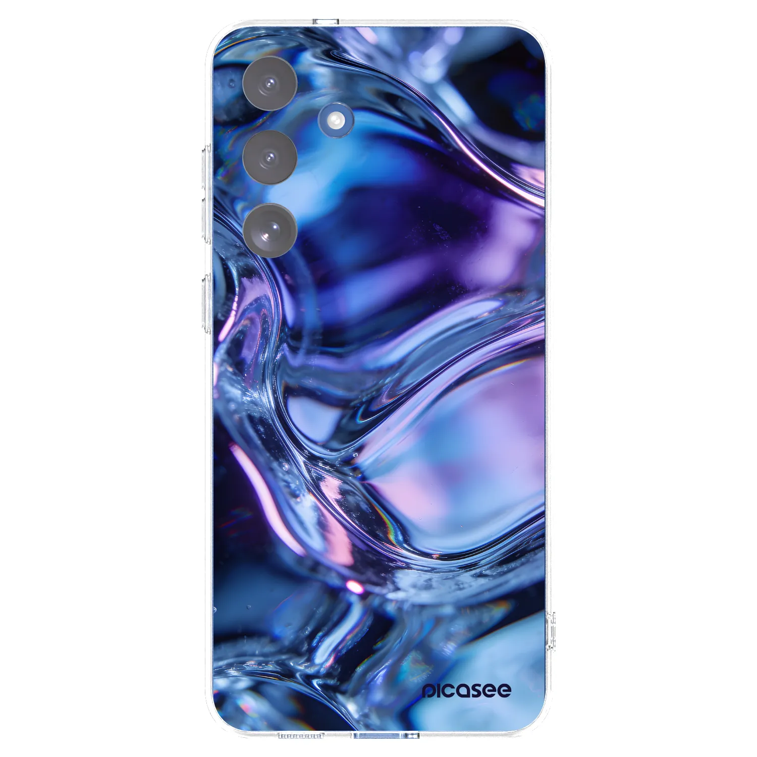 Picasee silikónový prehľadný obal pre Samsung Galaxy S25 FE 5G - Iris liquid