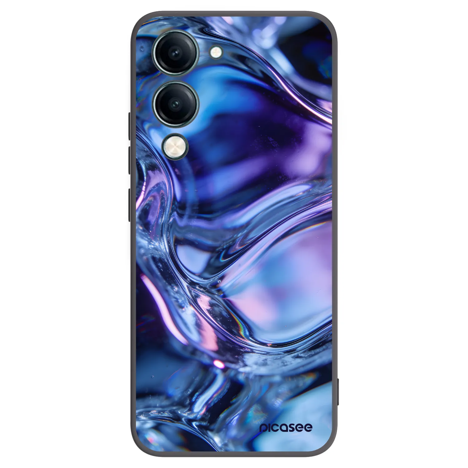 Picasee silikónový čierny obal pre Vivo Y29s 5G - Iris liquid