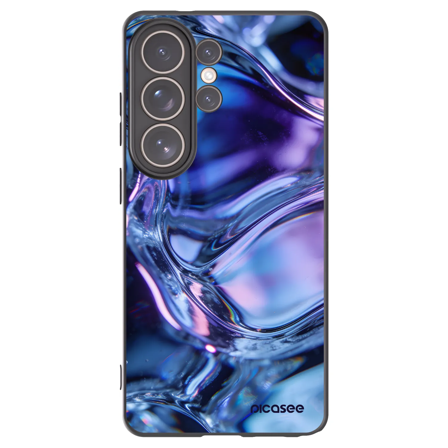 Picasee silikónový čierny obal pre Samsung Galaxy S26 Ultra - Iris liquid