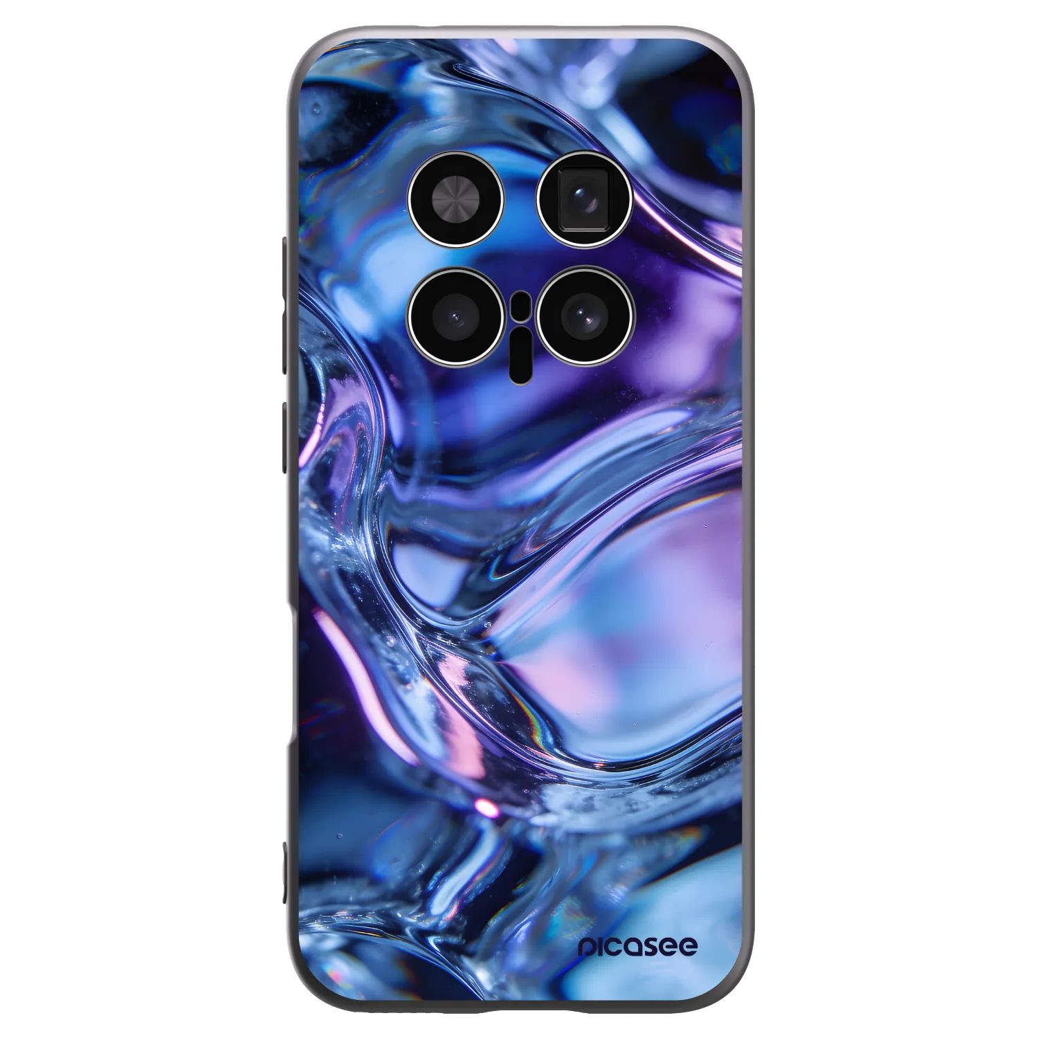 Picasee silikónový čierny obal pre Honor Magic8 Pro 5G - Iris liquid