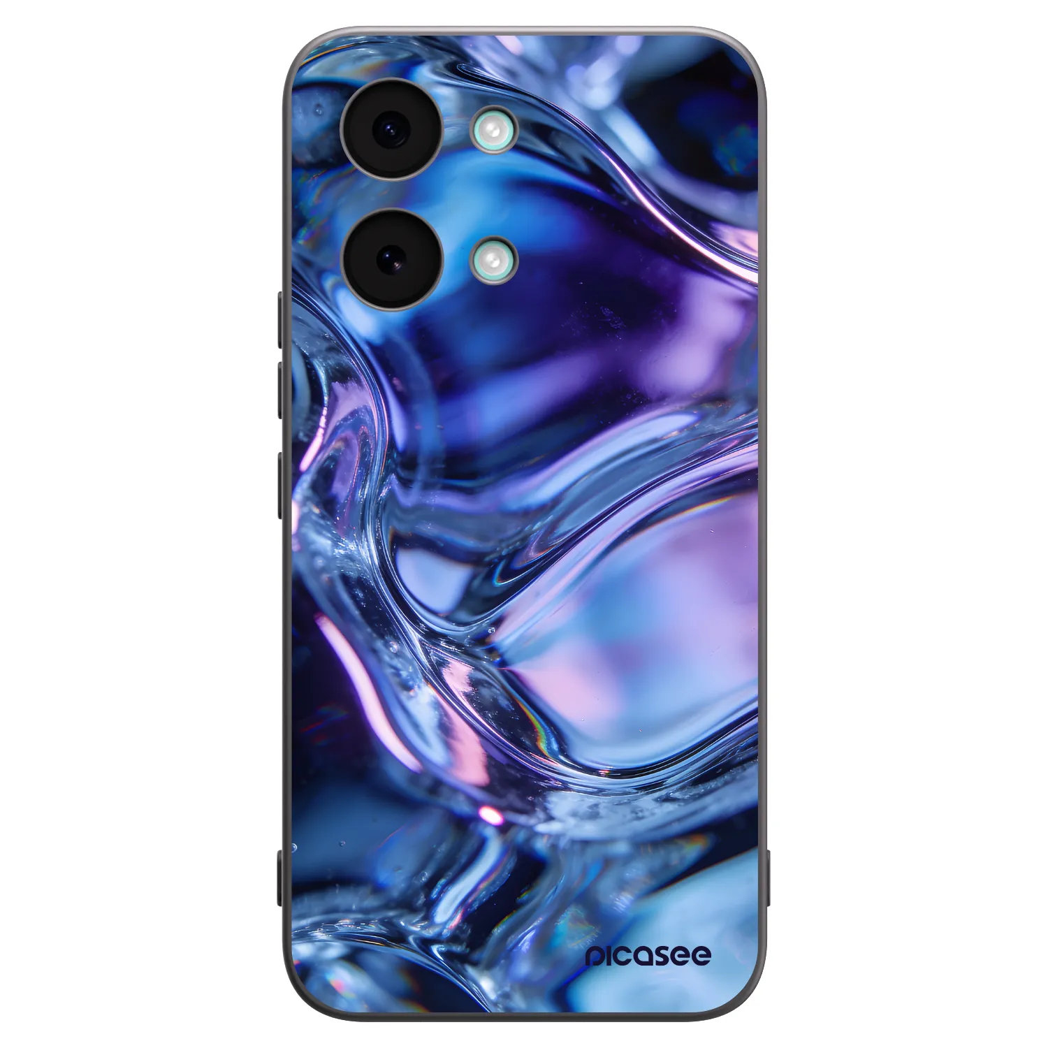 Picasee silikónový čierny obal pre Xiaomi Poco X8 Pro Max - Iris liquid