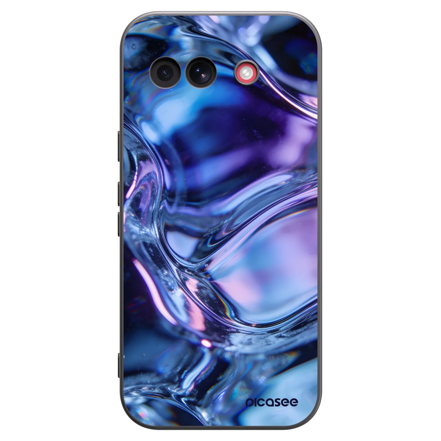 Picasee silikónový čierny obal pre Google Pixel 10a - Iris liquid