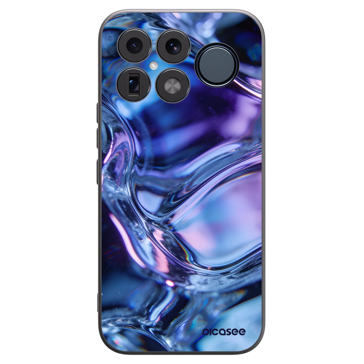 Picasee silikónový čierny obal pre Xiaomi Poco F8 Ultra - Iris liquid