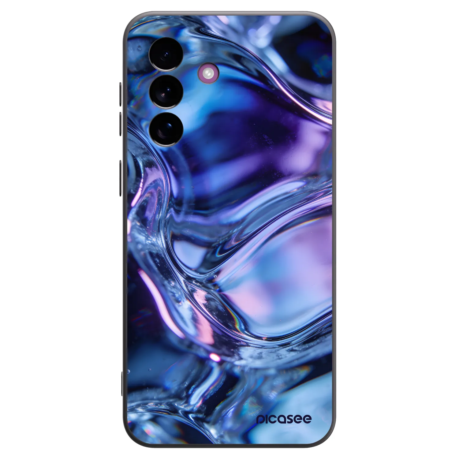 Picasee silikónový čierny obal pre Samsung Galaxy A37 - Iris liquid