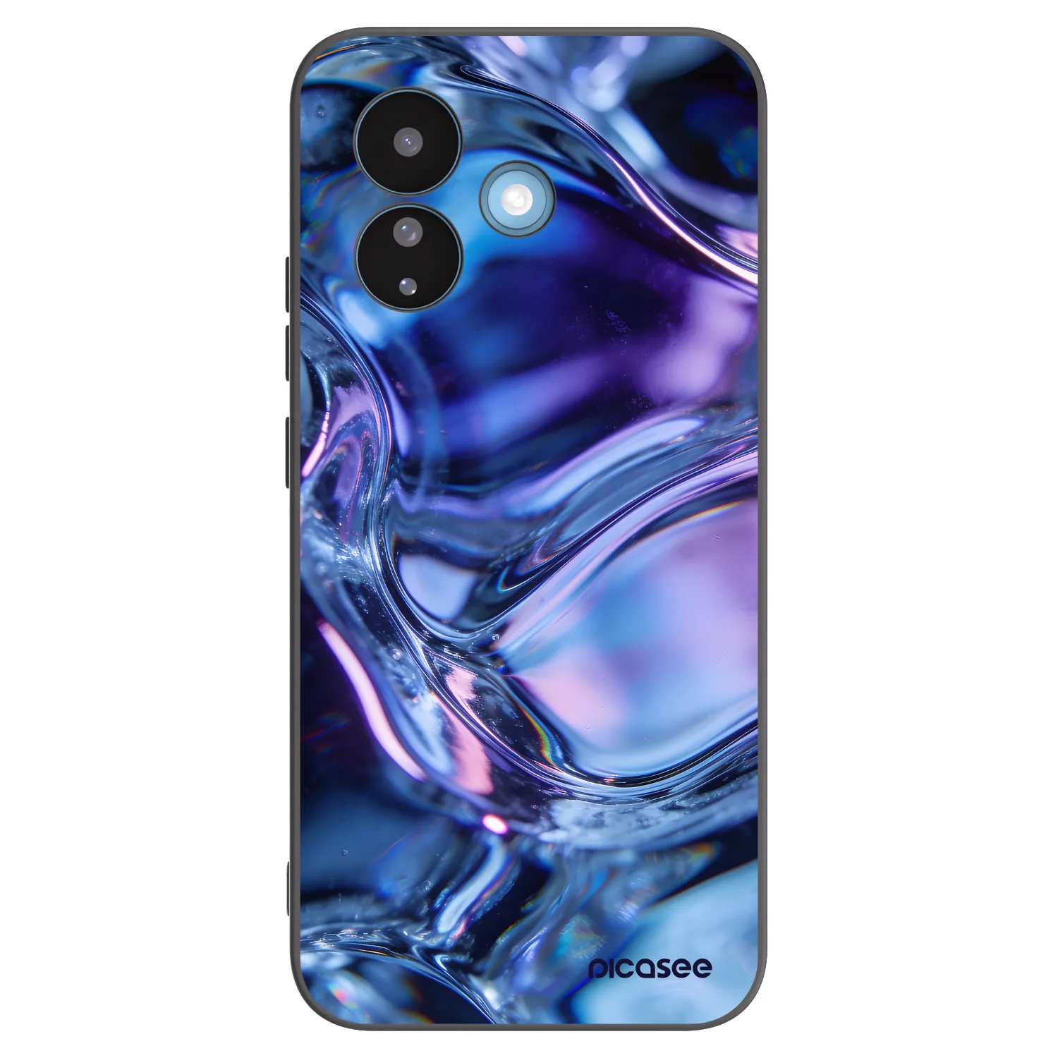 Picasee silikónový čierny obal pre Xiaomi Redmi Note 17 Pro 5G - Iris liquid