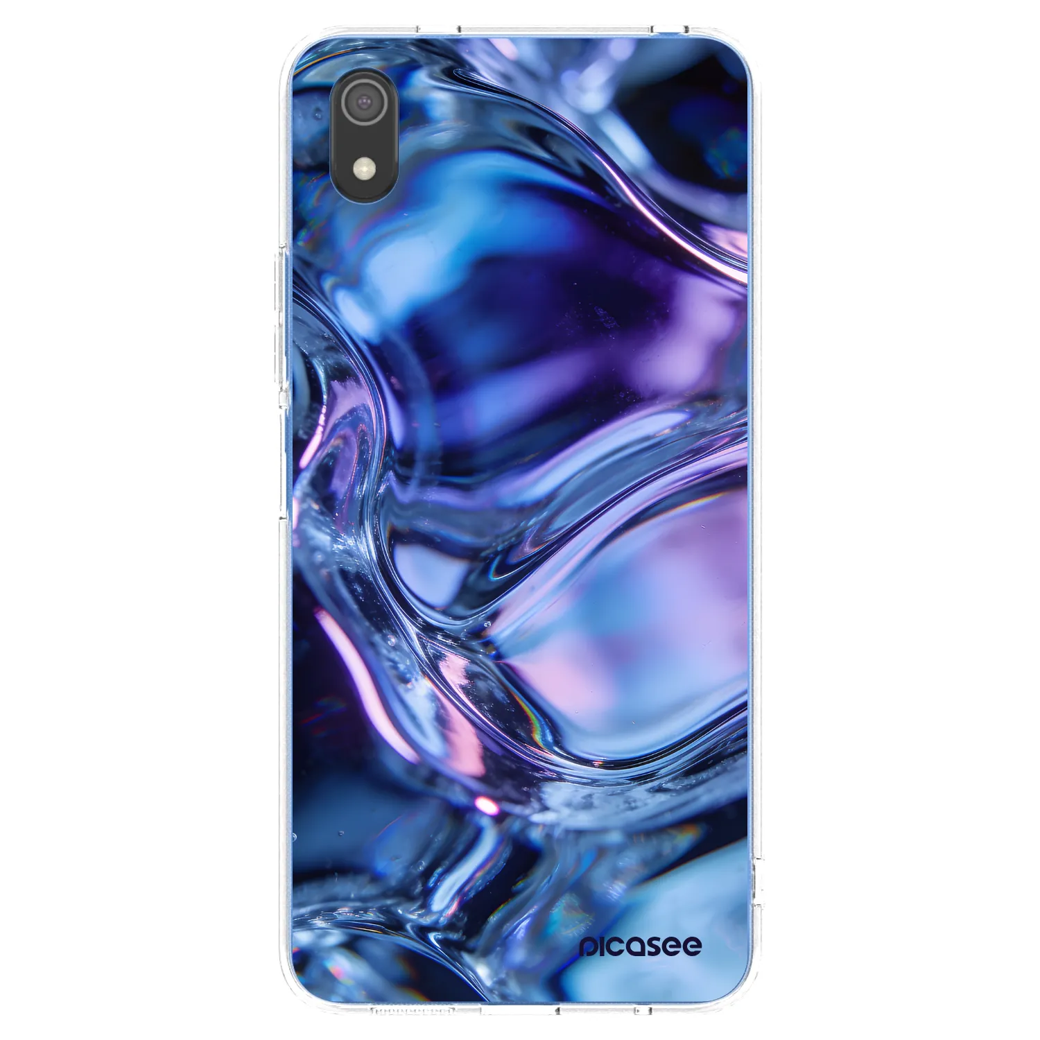 Picasee silikónový prehľadný obal pre Xiaomi Redmi 7A - Iris liquid