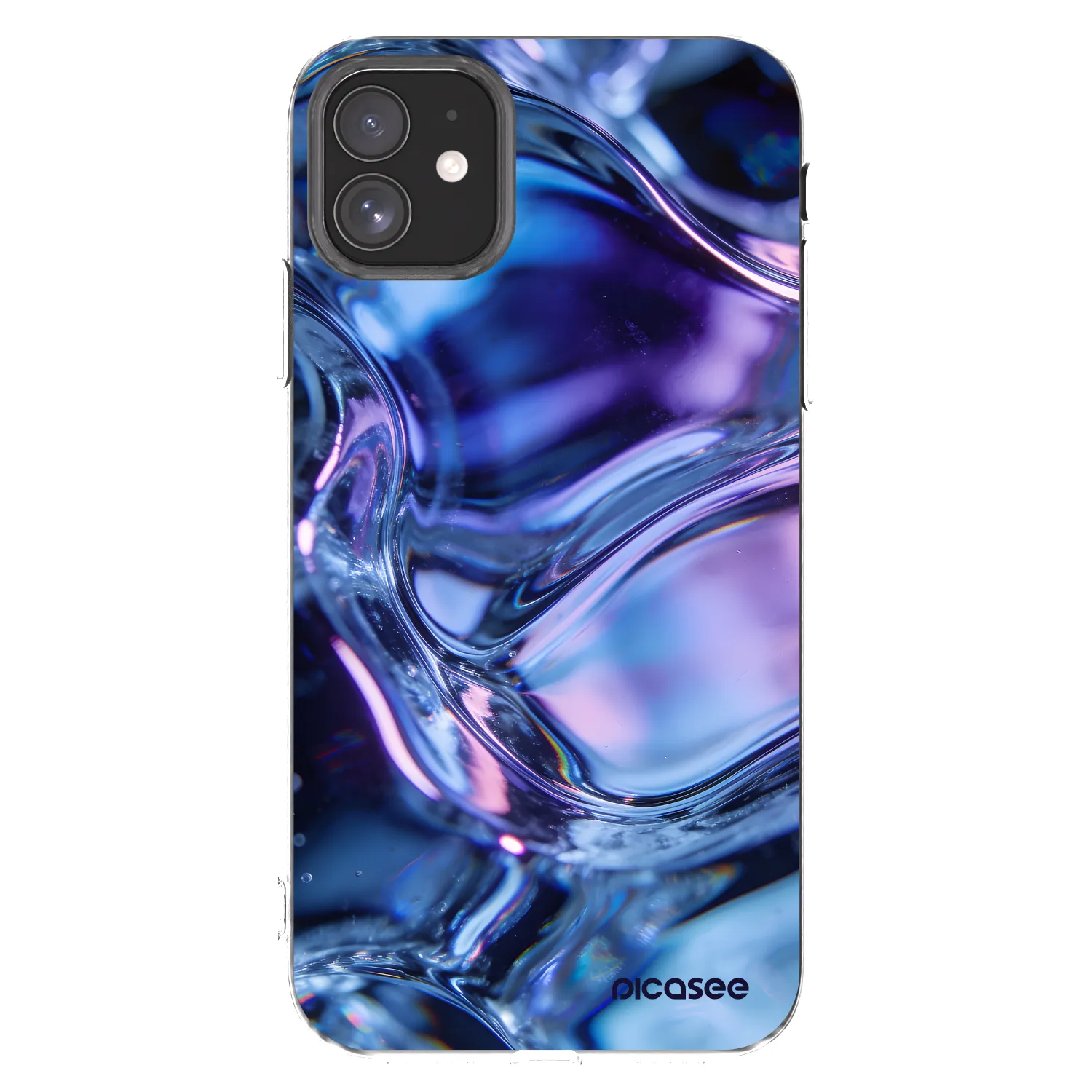 Picasee silikónový prehľadný obal pre Apple iPhone 11 - Iris liquid