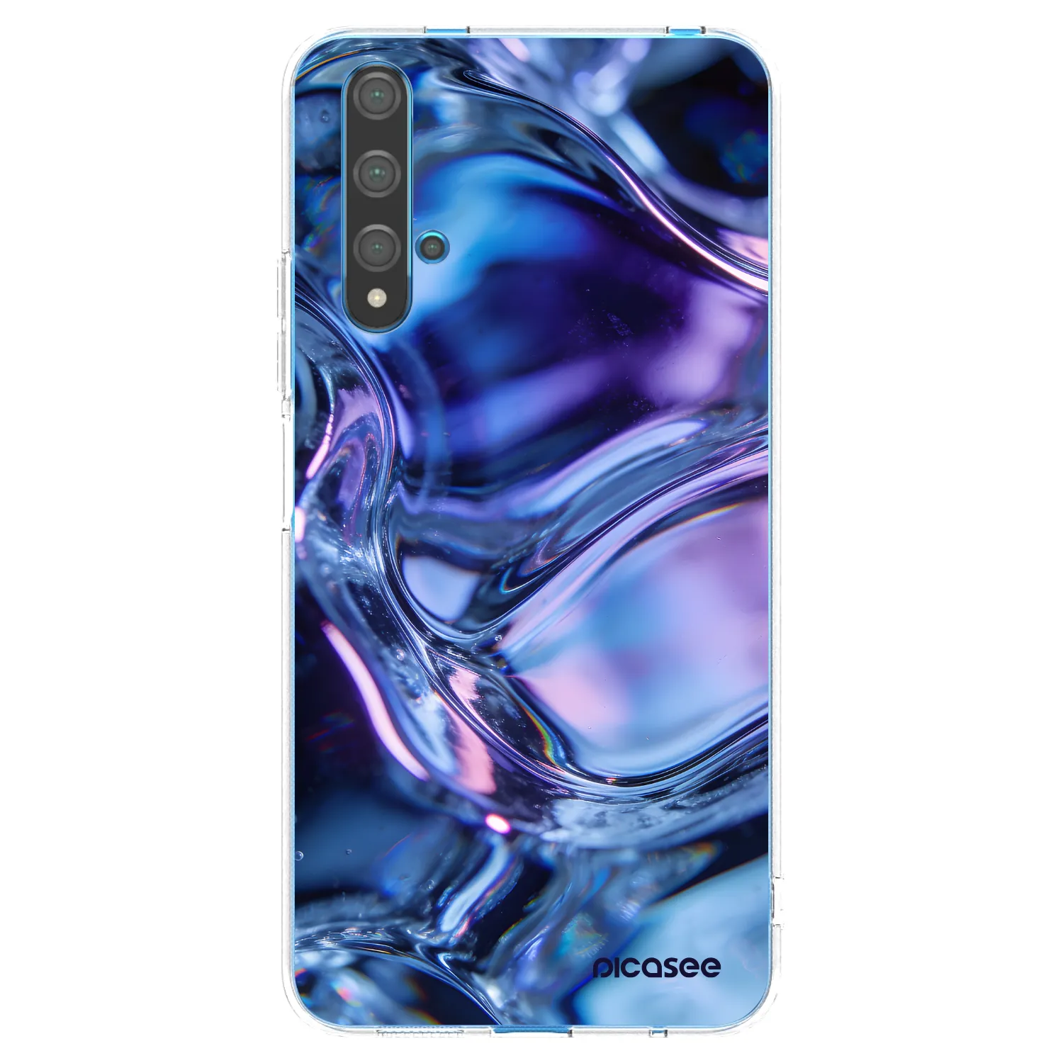 Picasee silikónový prehľadný obal pre Huawei Nova 5T - Iris liquid