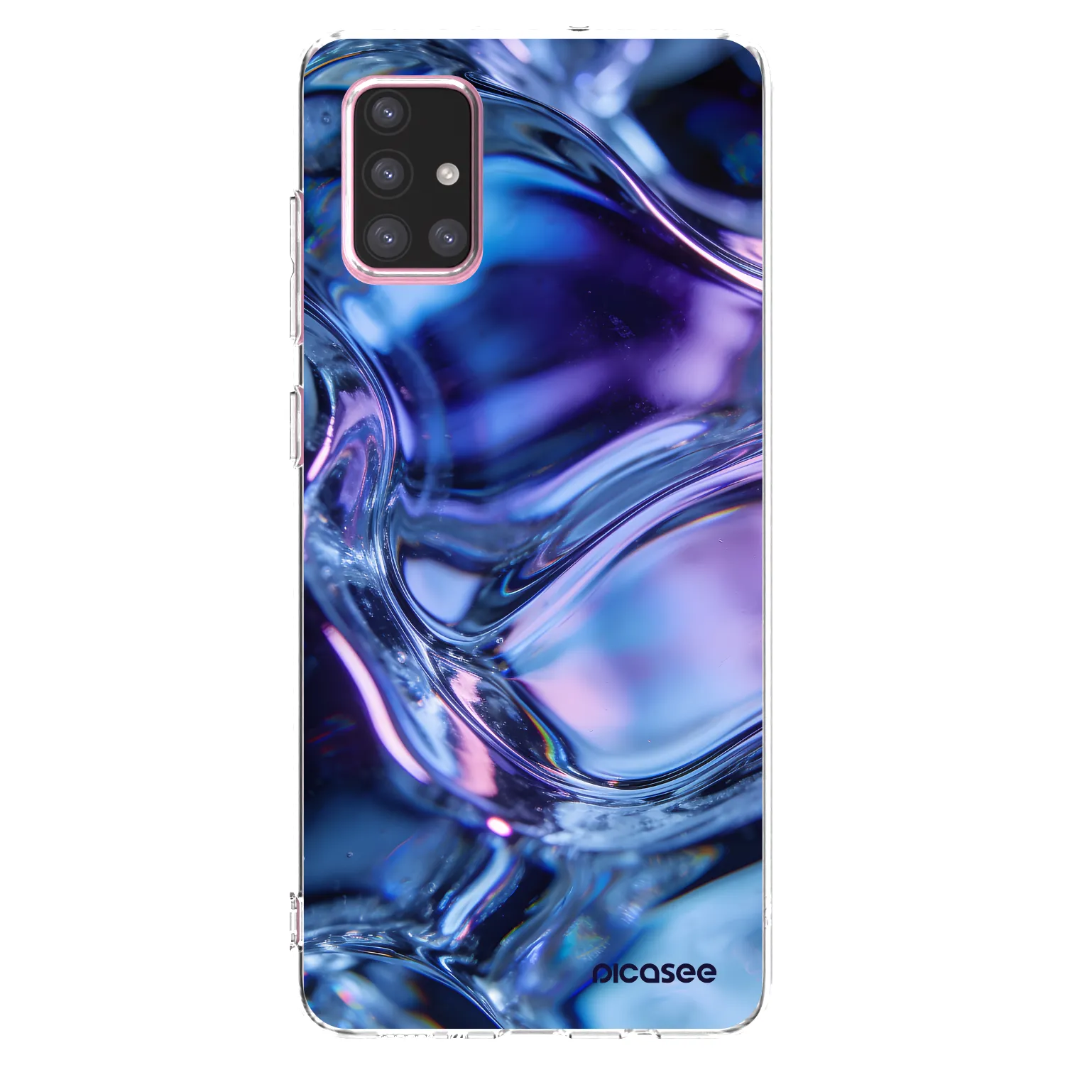 Picasee silikónový prehľadný obal pre Samsung Galaxy A71 A715F - Iris liquid