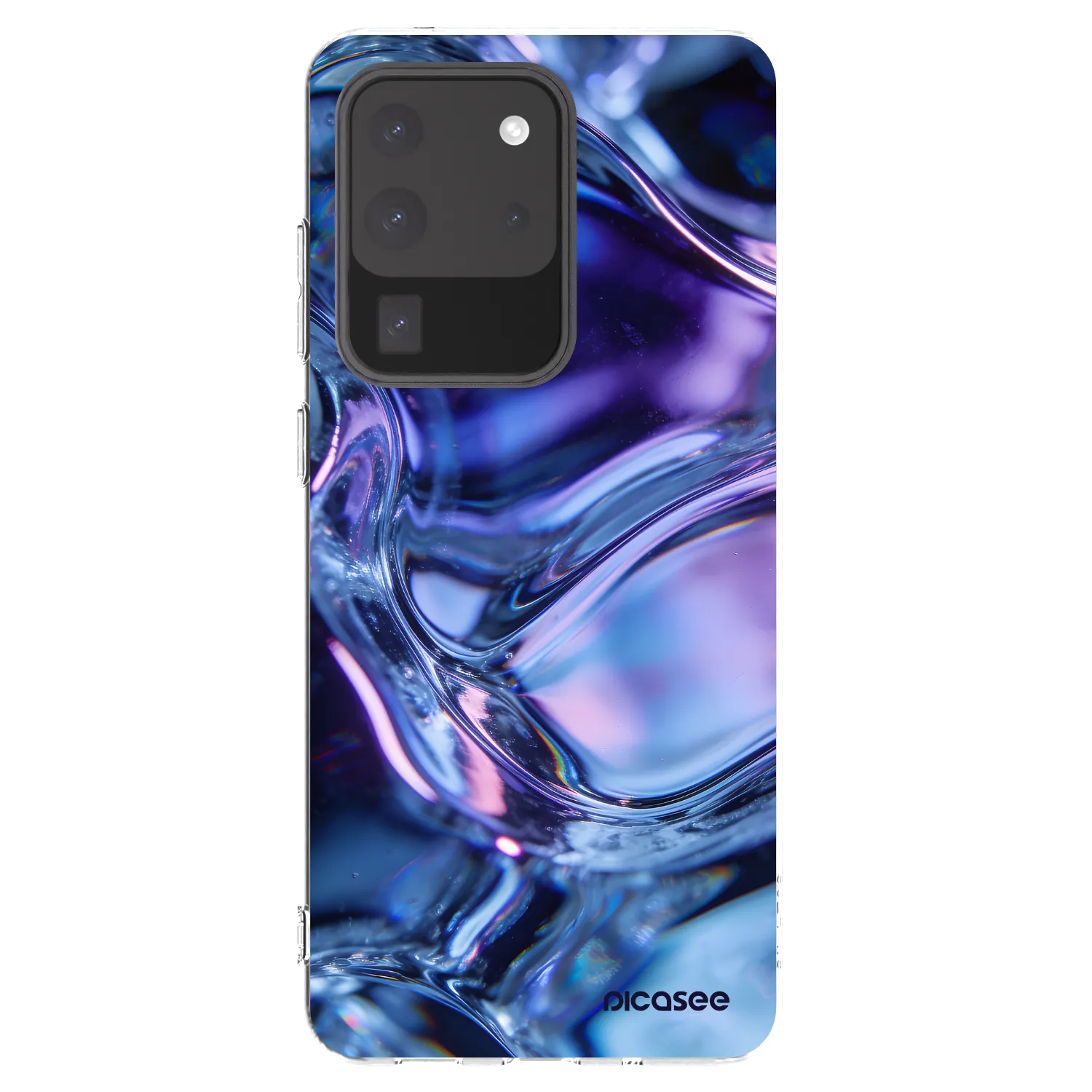 Picasee silikónový prehľadný obal pre Samsung Galaxy S20 Ultra 5G G988F - Iris liquid