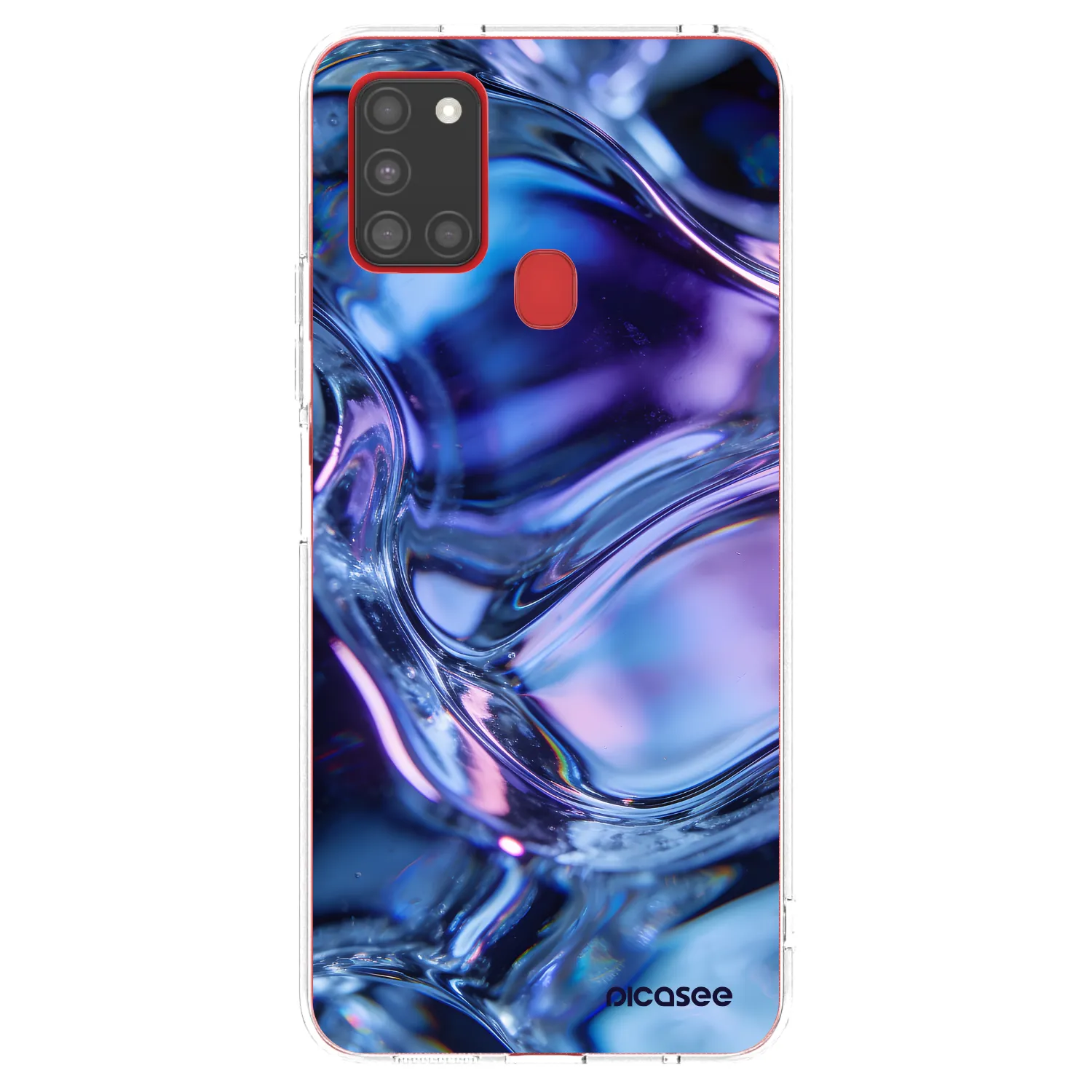 Picasee silikónový prehľadný obal pre Samsung Galaxy A21s - Iris liquid