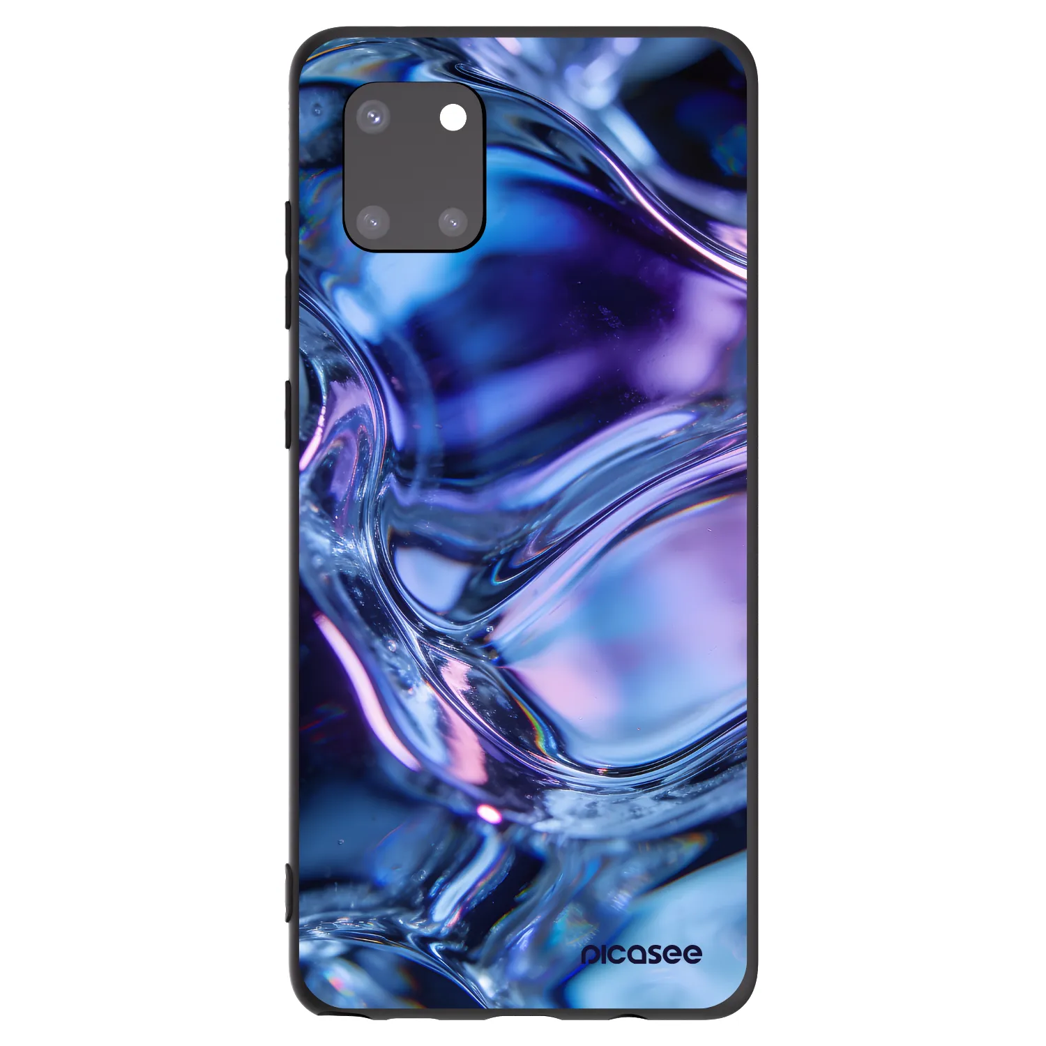 Picasee silikónový čierny obal pre Samsung Galaxy Note 10 Lite N770F - Iris liquid