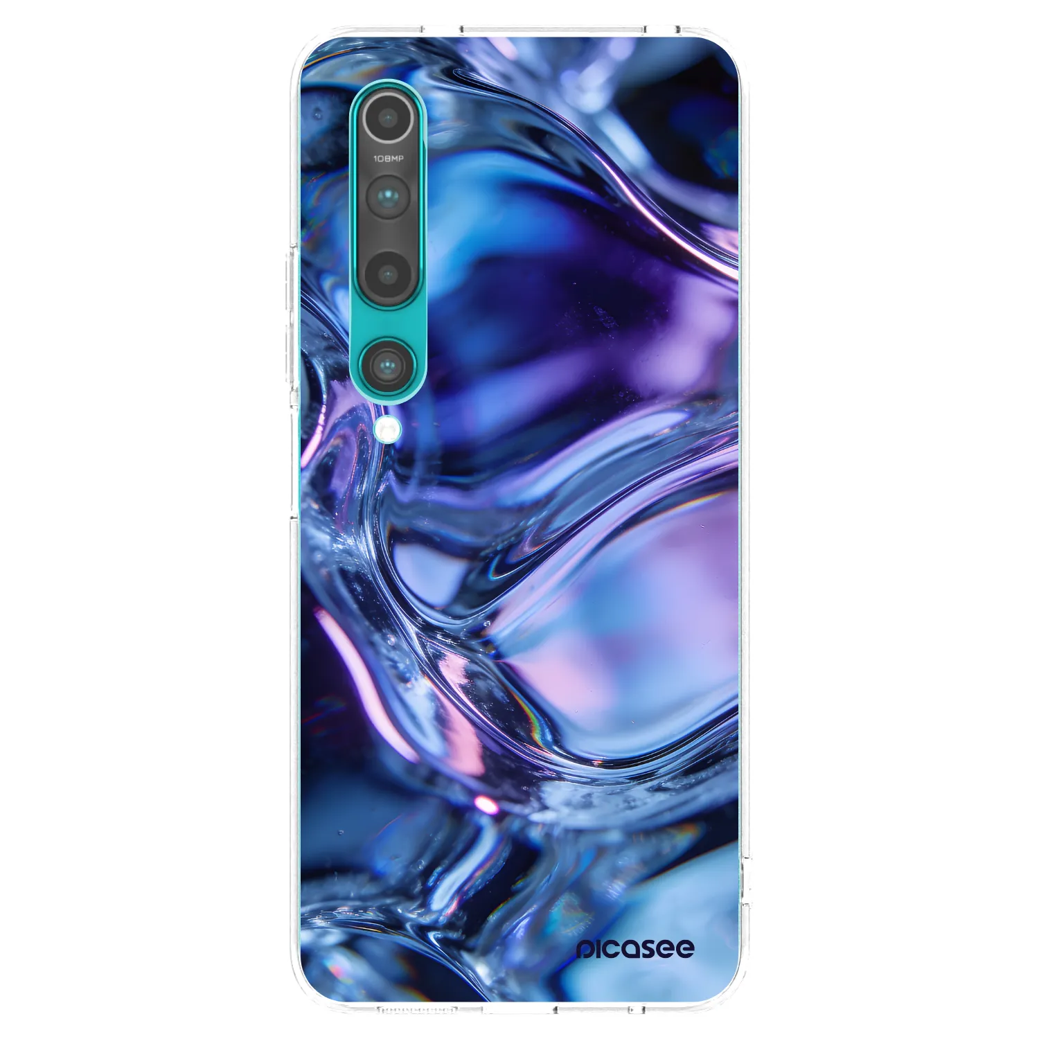 Picasee silikónový prehľadný obal pre Xiaomi Mi 10 - Iris liquid