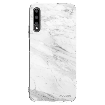 Picasee silikónový prehľadný obal pre Honor 9X Pro - White marble