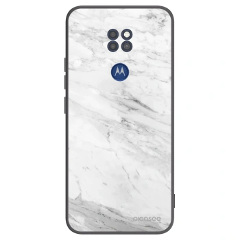 Obal pre Motorola Moto G9 Play - White marble