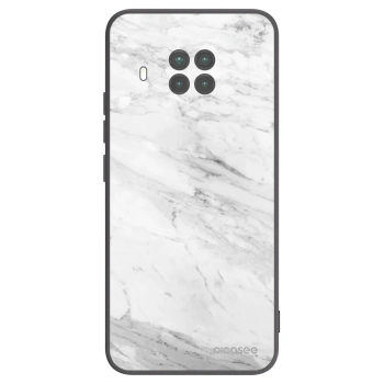 Picasee silikónový čierny obal pre Xiaomi Mi 10T Lite - White marble