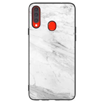 Obal pre Samsung Galaxy A20s - White marble