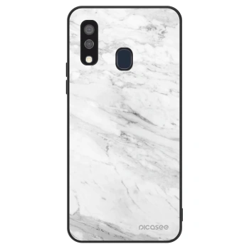 Obal pre Samsung Galaxy A40 A405F - White marble
