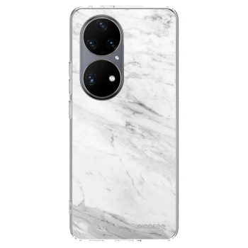 Obal pre Huawei P50 - White marble