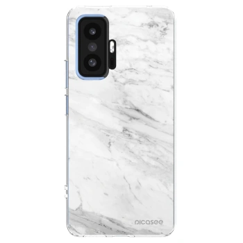 Picasee silikónový prehľadný obal pre Xiaomi 11T - White marble