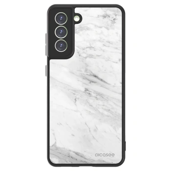 Picasee ULTIMATE CASE pro Samsung Galaxy S21 FE 5G - White marble